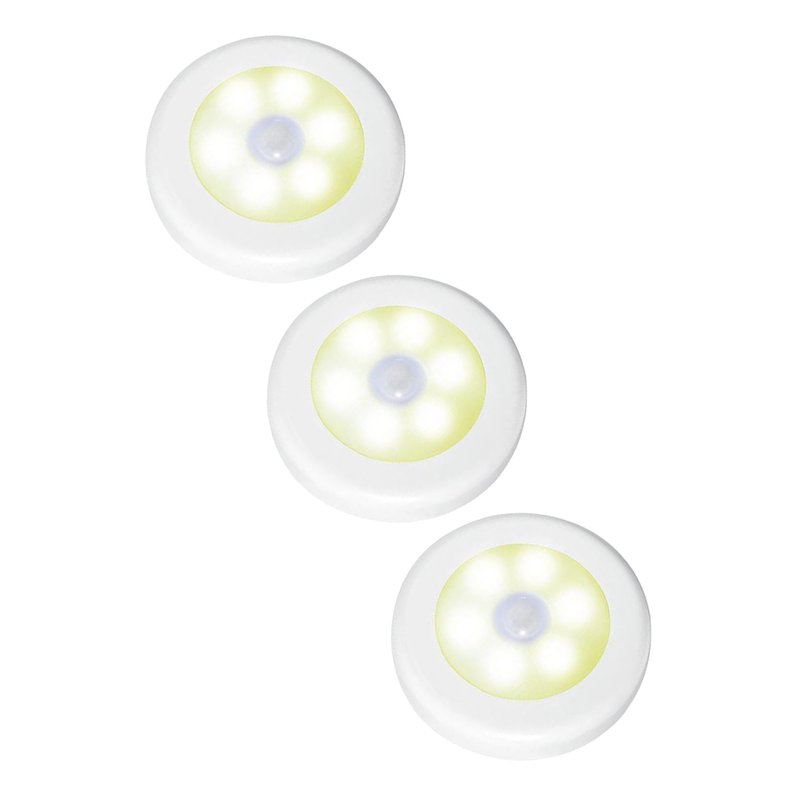 3x Infrared Motion Sensor 6 LED Light Wall Night Light White Warm Light