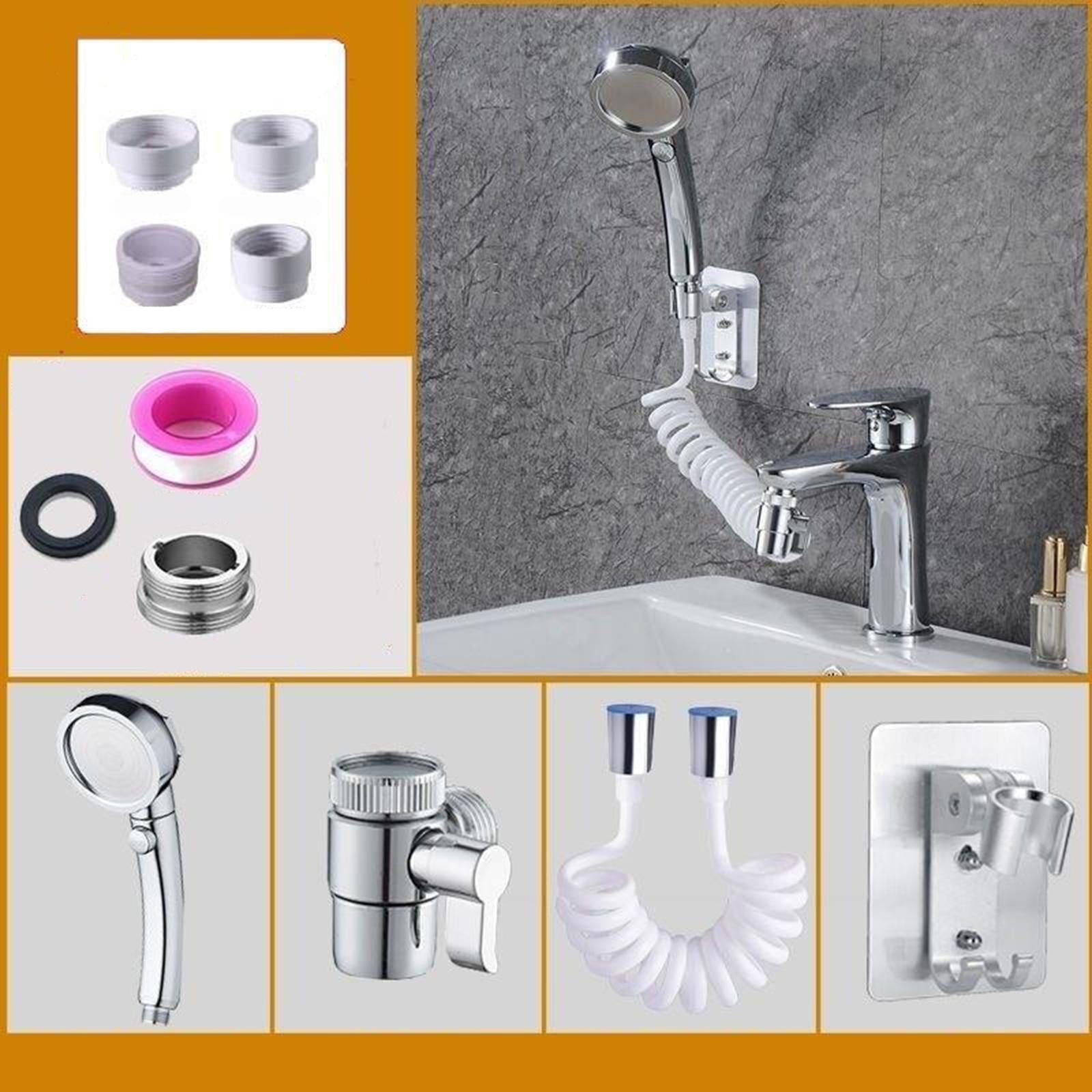 Bathroom Mini Shampoo Shower Head Set Faucet Washbasin Shower Head Style 4