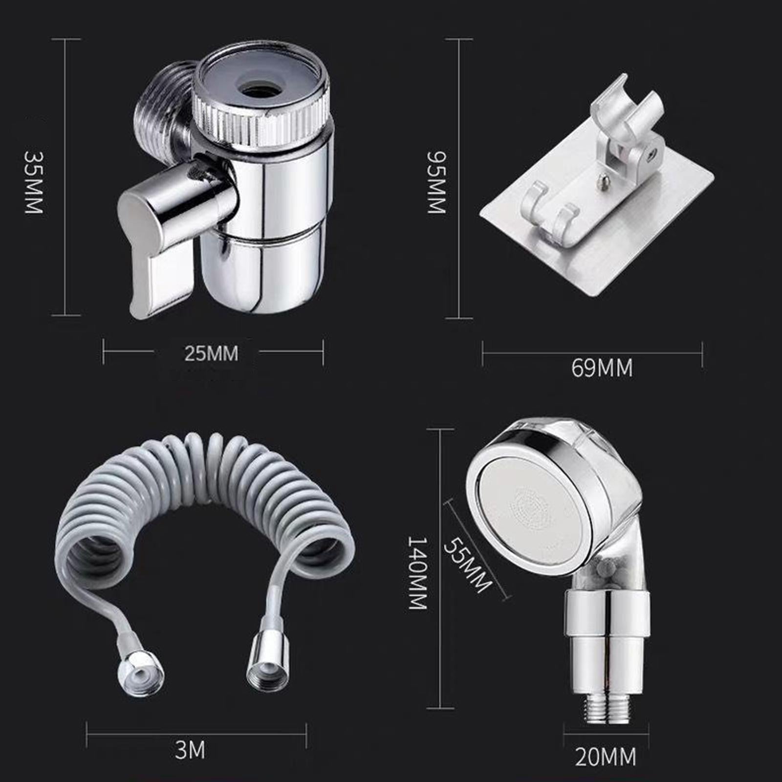 Bathroom Mini Shampoo Shower Head Set Faucet Washbasin Shower Head Style 4