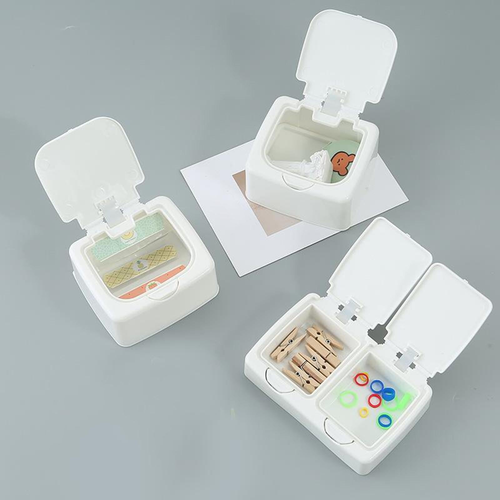 Household Table Sorting Box Small Articles Storage Box Tablet Storage Double