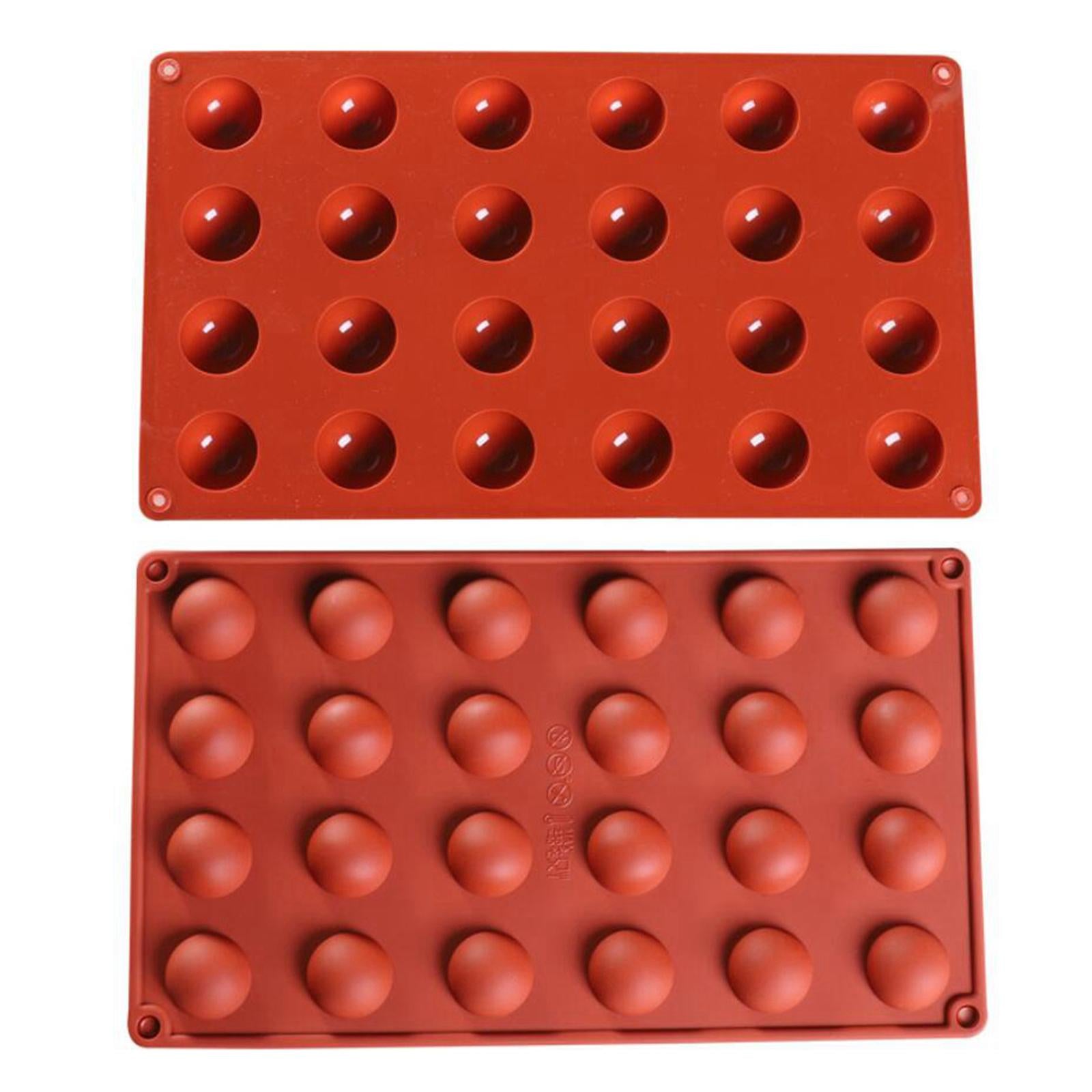 Rectangle Silicone Baking Chocolate Mould Bakeware Kitchen Gadget Brick-red