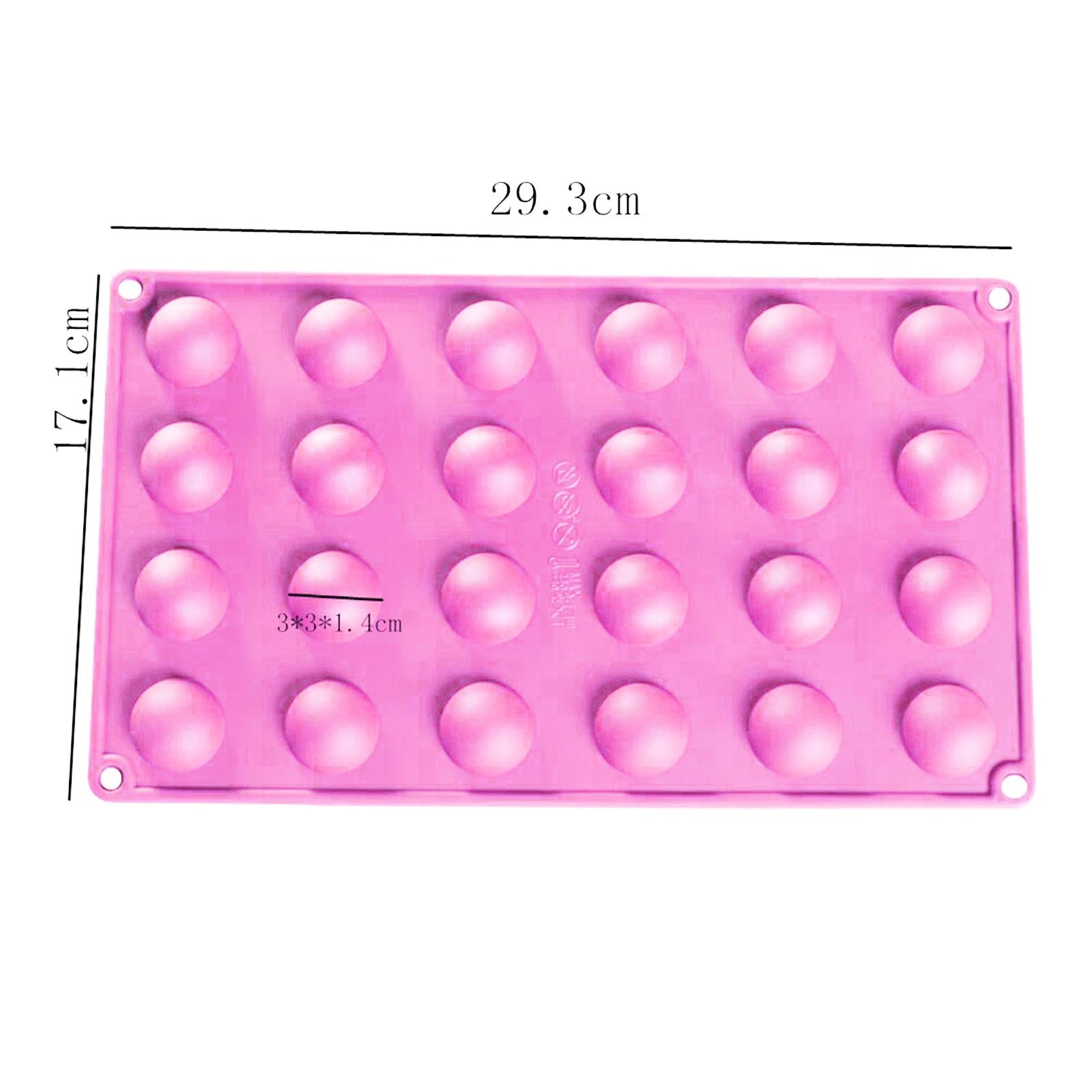 Rectangle Silicone Baking Chocolate Mould Bakeware Kitchen Gadget Pink