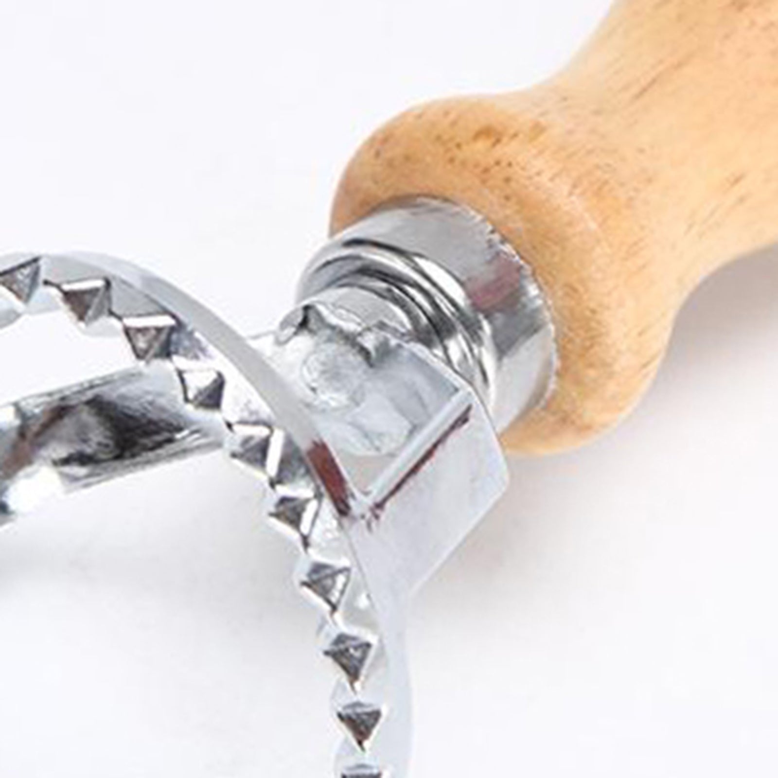 Steel Ravioli Stamp Maker Cutter Pasta Maker Mold & Wooden Handle Heart