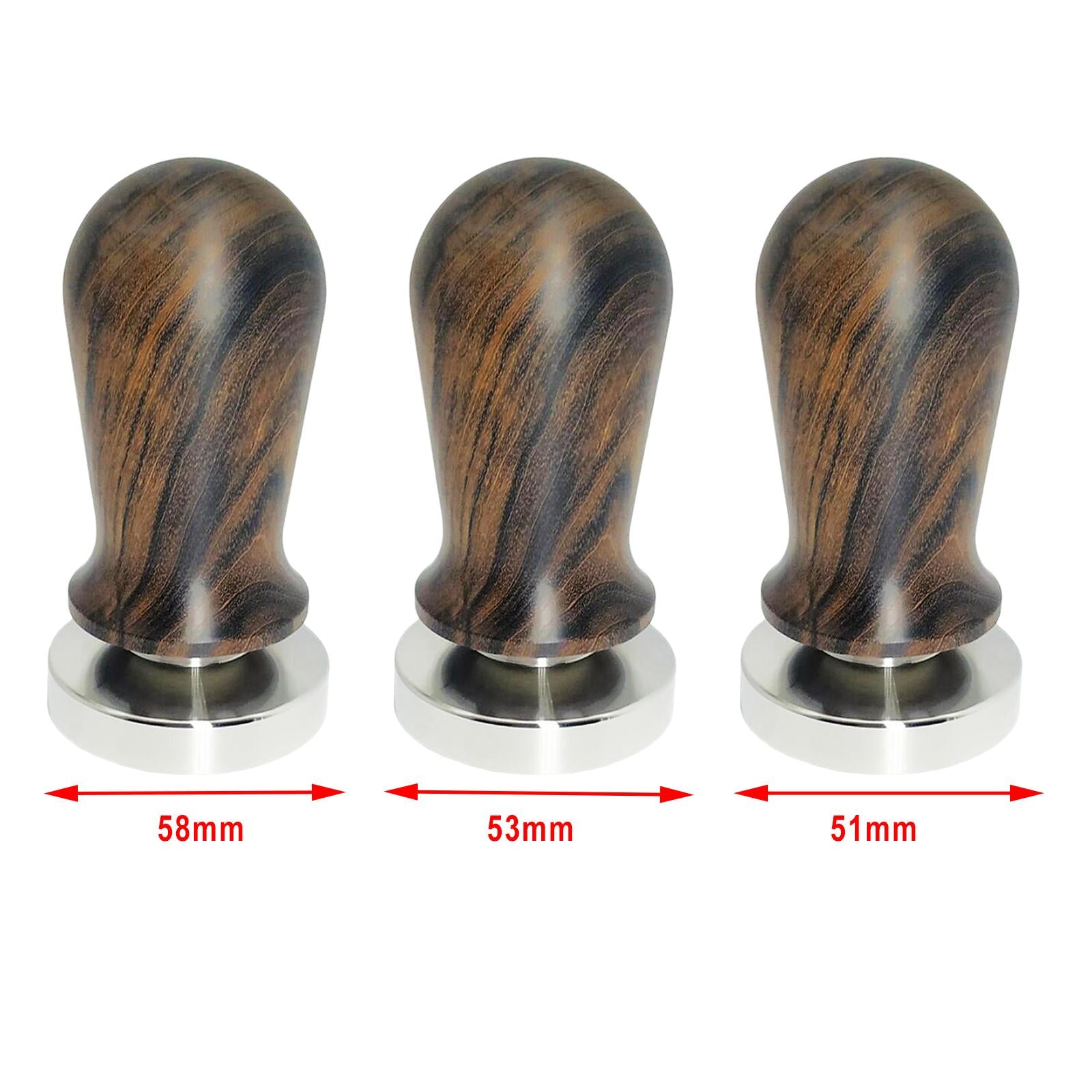 Stainless Steel Coffee Tamper Cafe Home Coffee Bean Press Tool Espresso 51mm