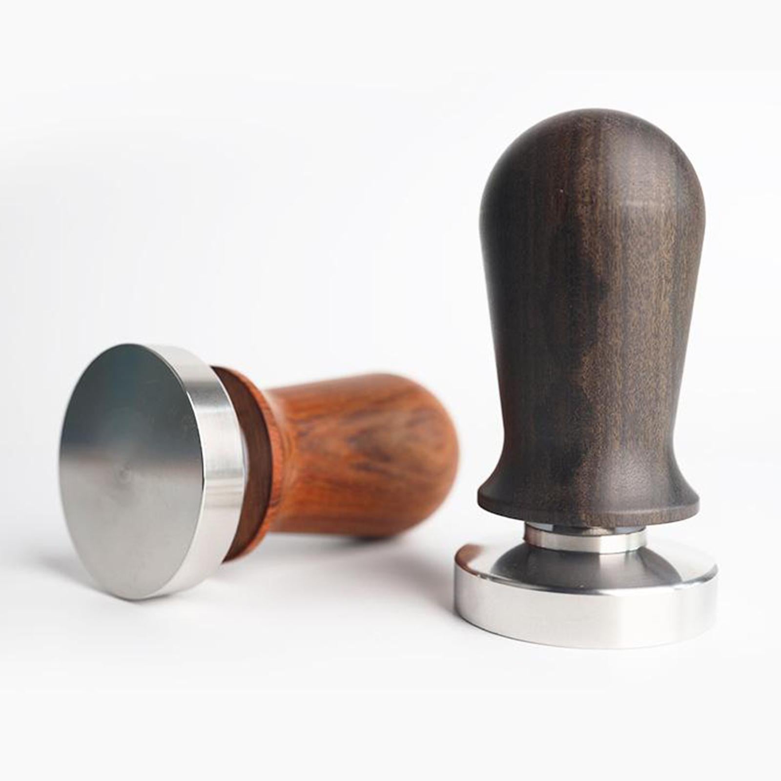 Stainless Steel Coffee Tamper Cafe Home Coffee Bean Press Tool Espresso 53mm