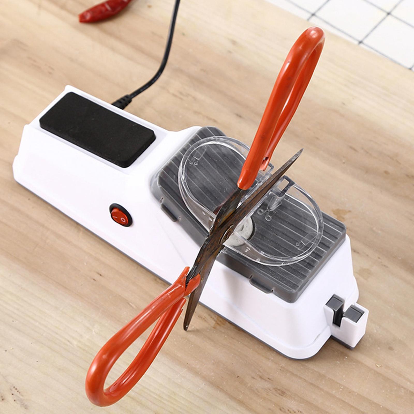 USB Electric Knives Sharpener Adjustable for Kitchen Tool Knife Scissor