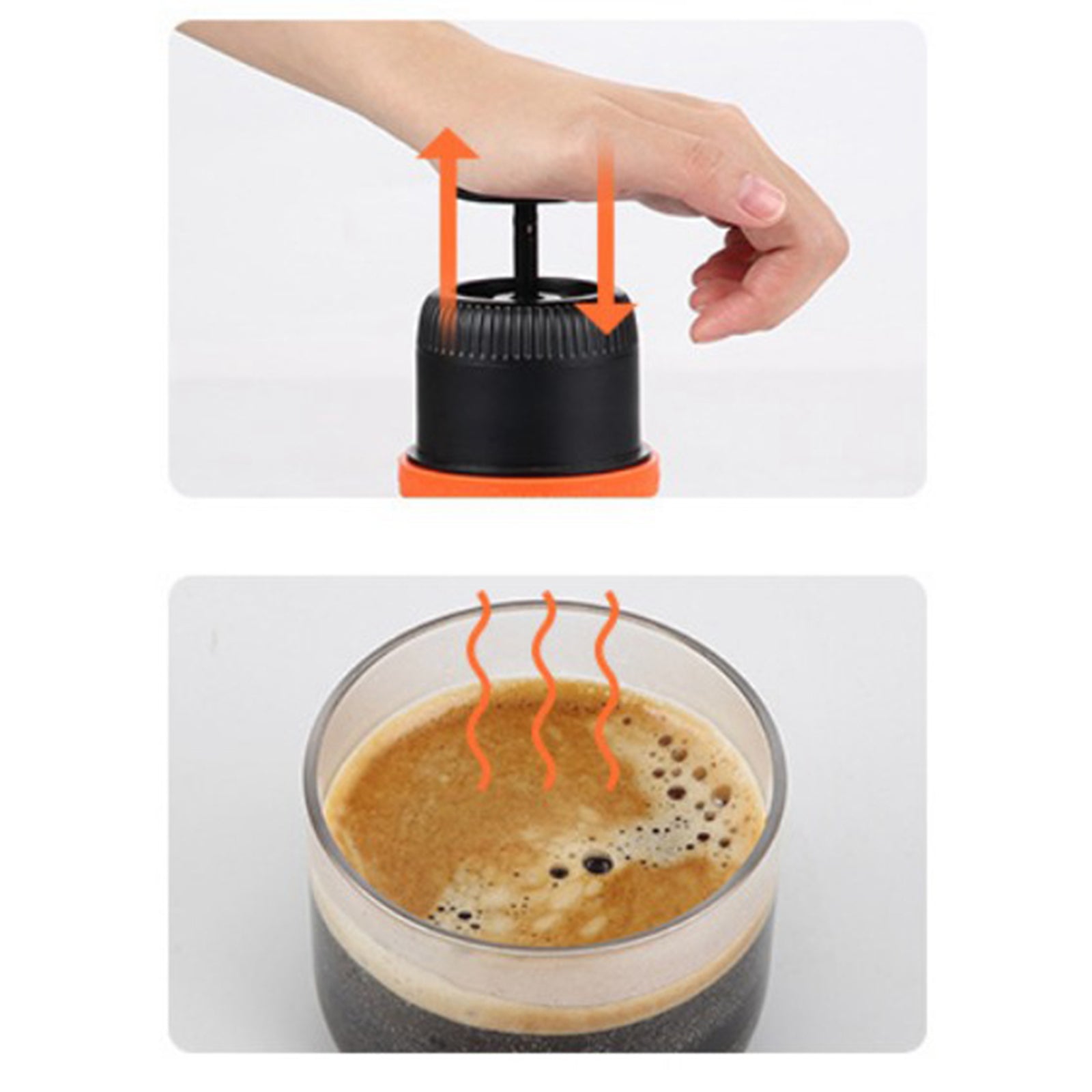 Travel Coffee Tea Maker Portable Espresso Machine Hand Coffee Maker Style 1