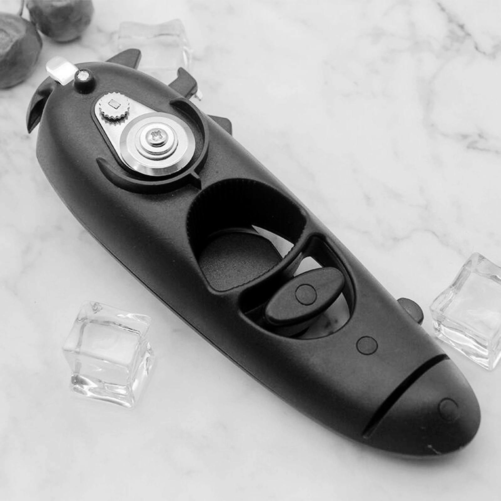 Can Opener Handheld Multifunction Manual Stainless Steel Blade Smooth Edge