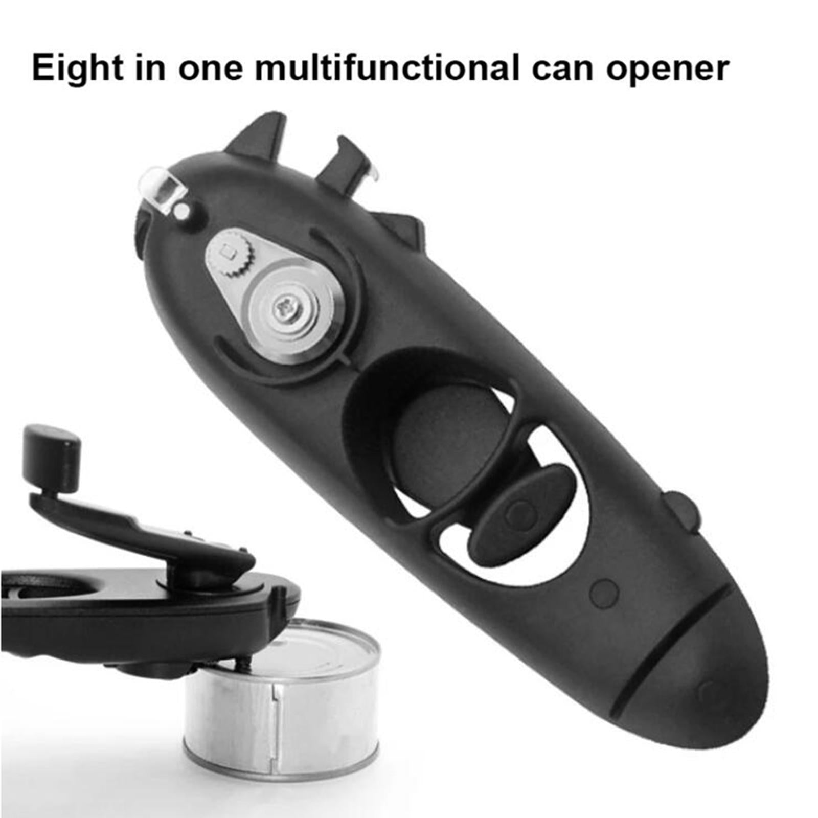 Can Opener Handheld Multifunction Manual Stainless Steel Blade Smooth Edge