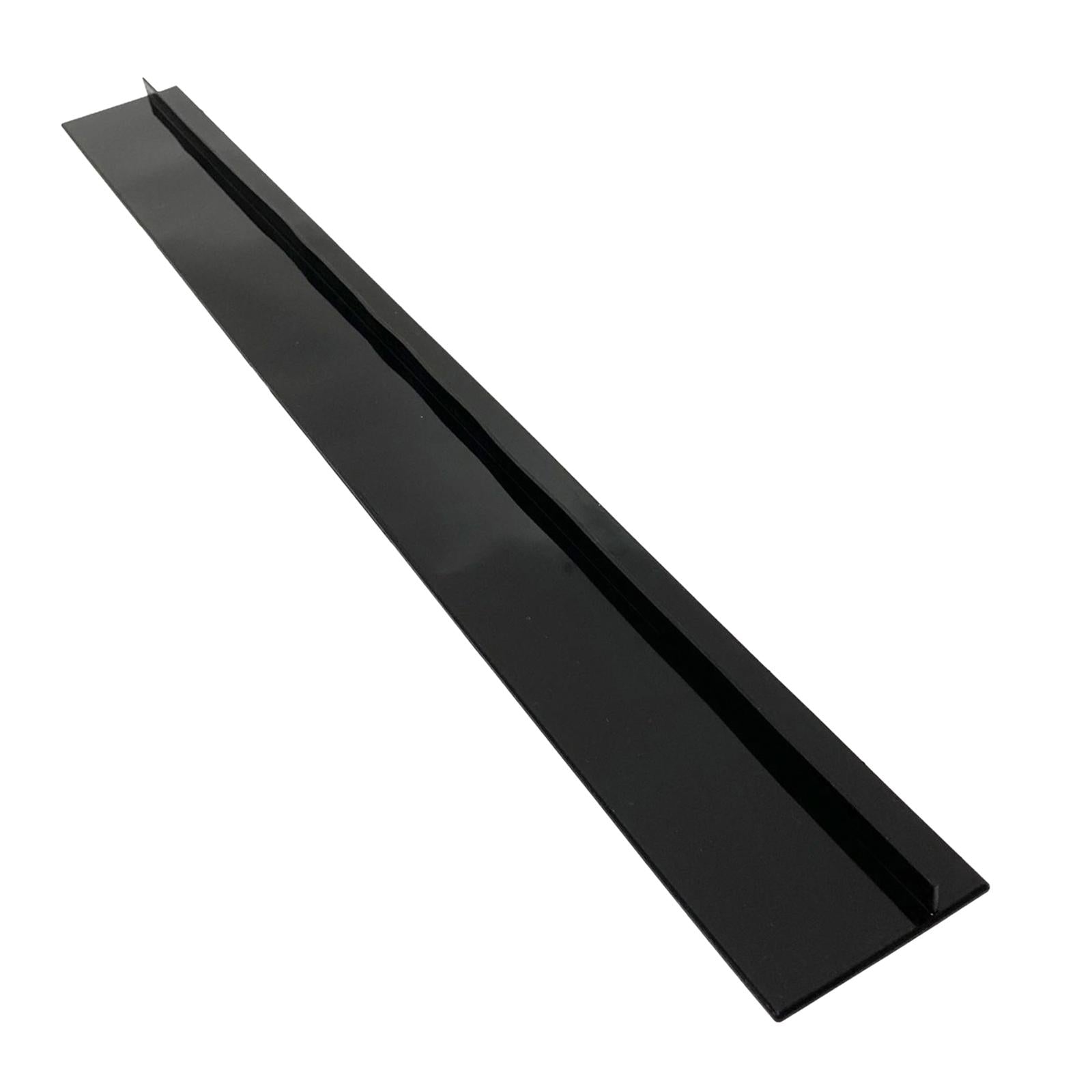 Kitchen Silicone Stove Counter Gap Cover Kitchen Spill Guard Black 25Inch