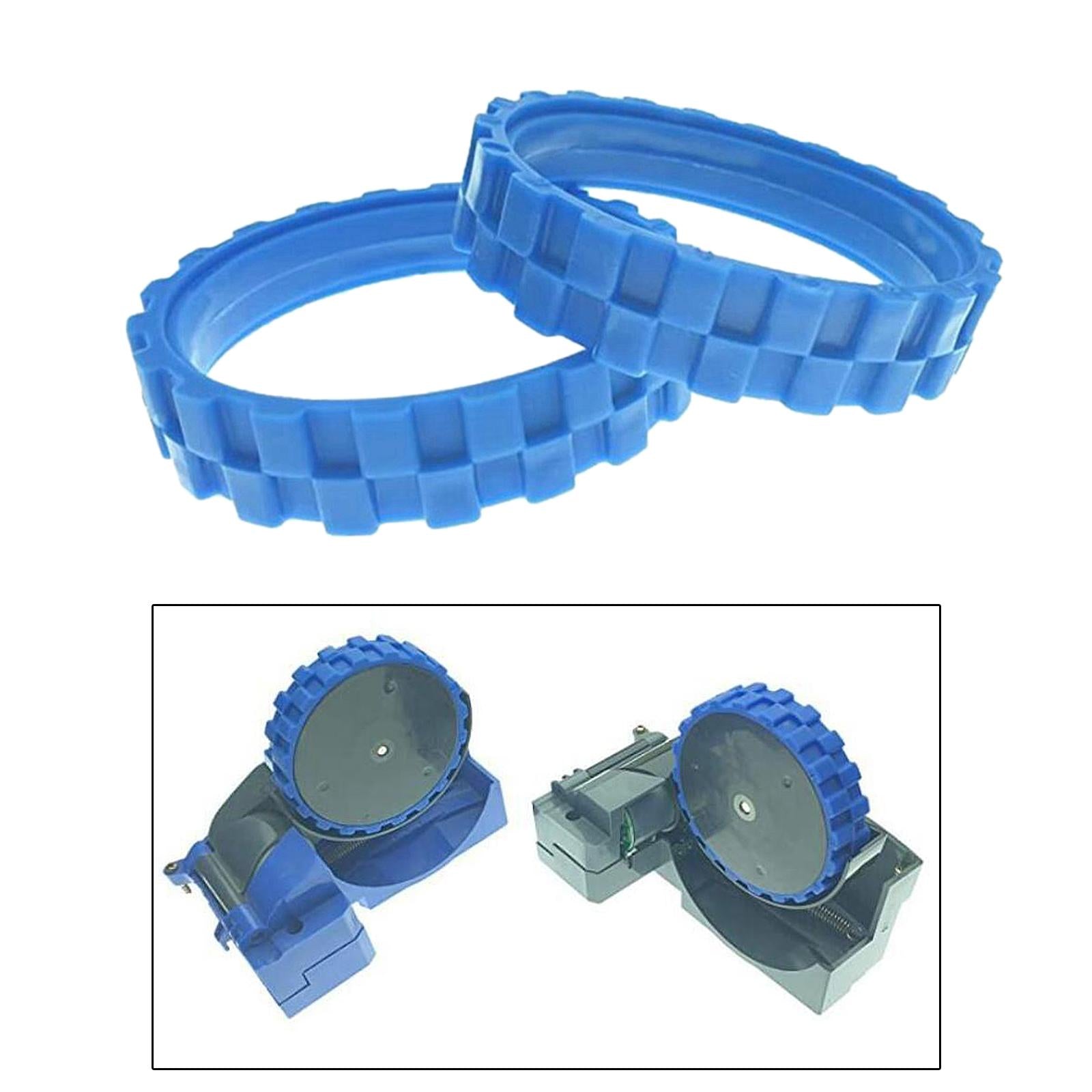 2x Tires Wheels Series for 500, 600,700, 800 900, E5,I7+, S9, 676 980 Blue