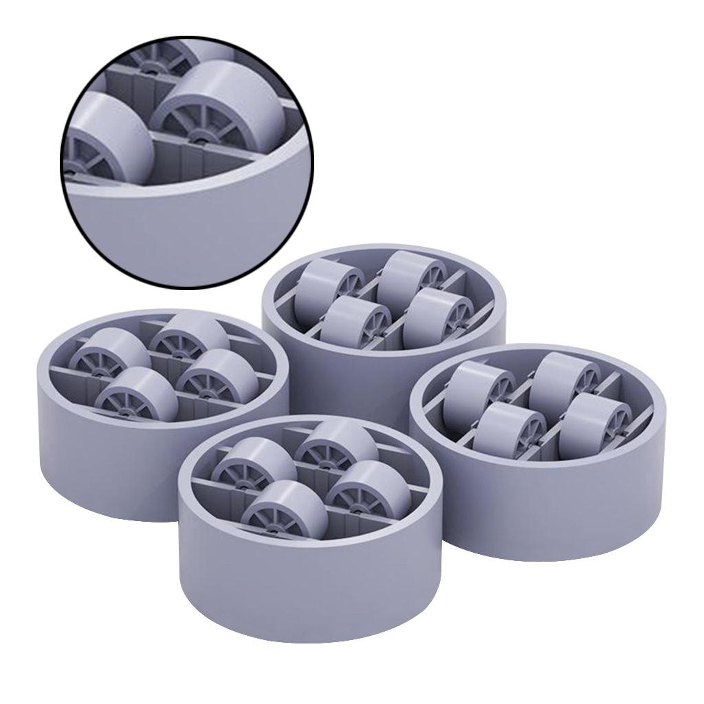 Anti Vibration Washer Feet Pads Universal Washing Machine Anti-Skid Roller Type A