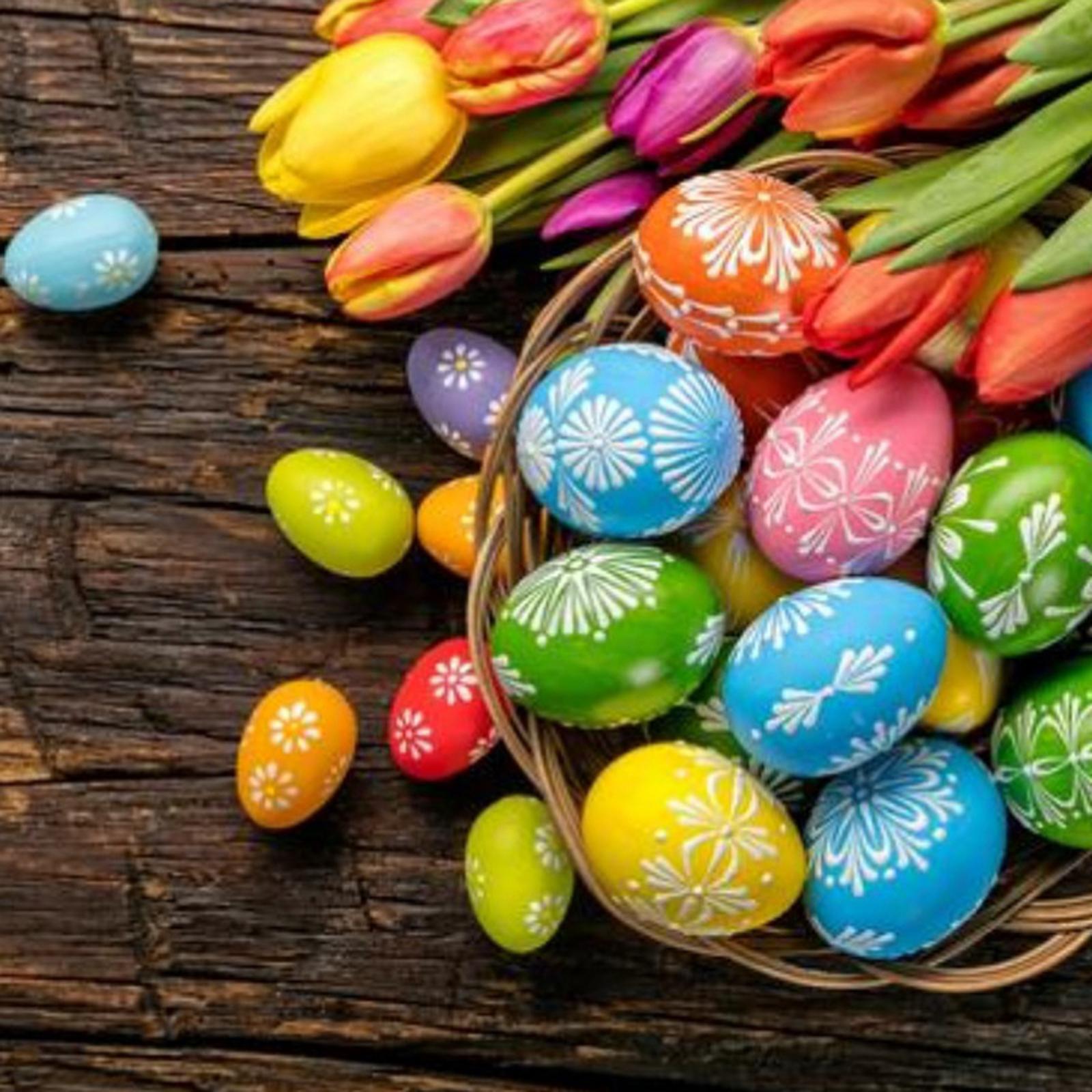Easter Egg Storage Rack Holder Rabbit/Hen/Happy Easter Decorations for Home Style2
