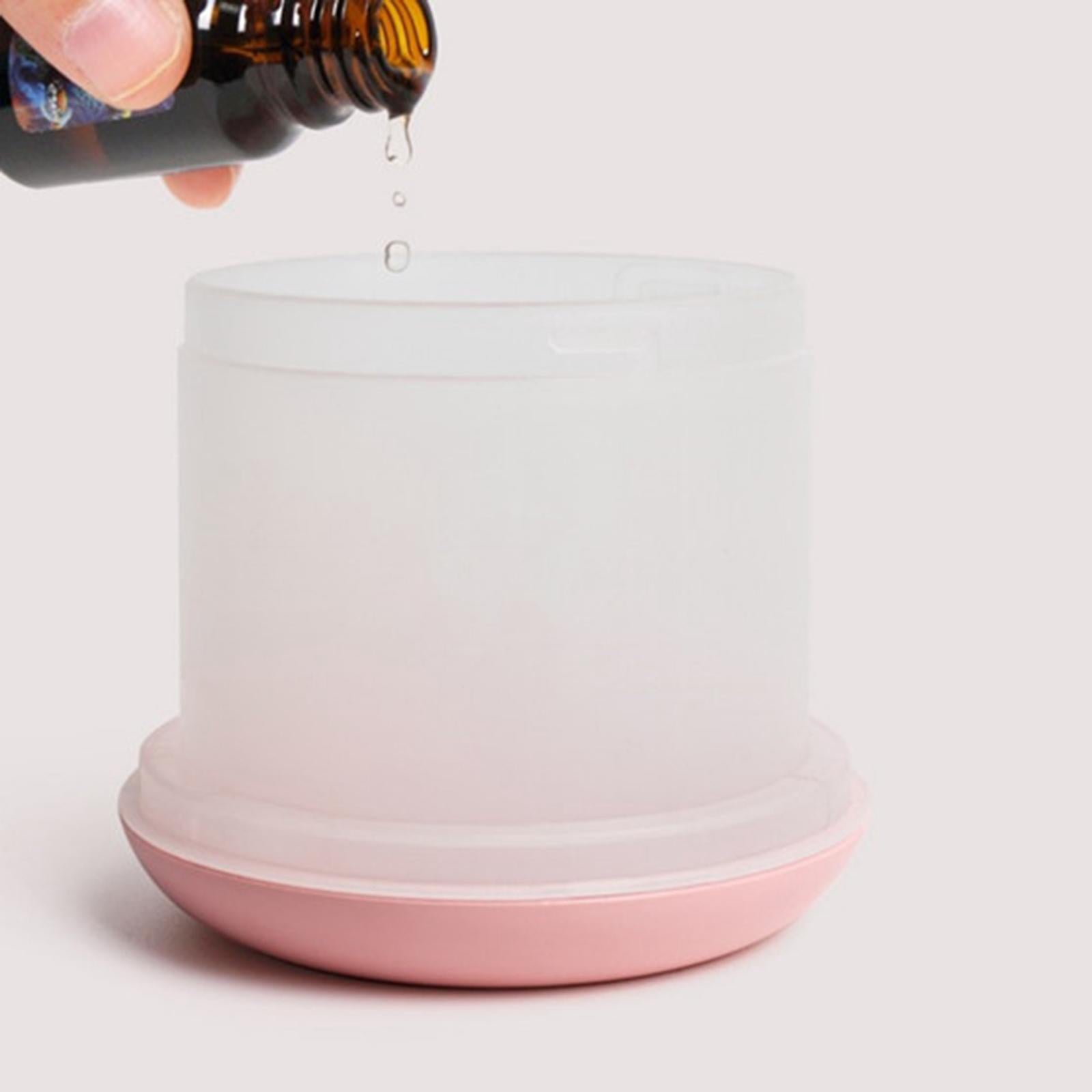 Mini USB Humidifier 250ml Mist Humidifier w/ LED Night Light Quiet Operation Pink