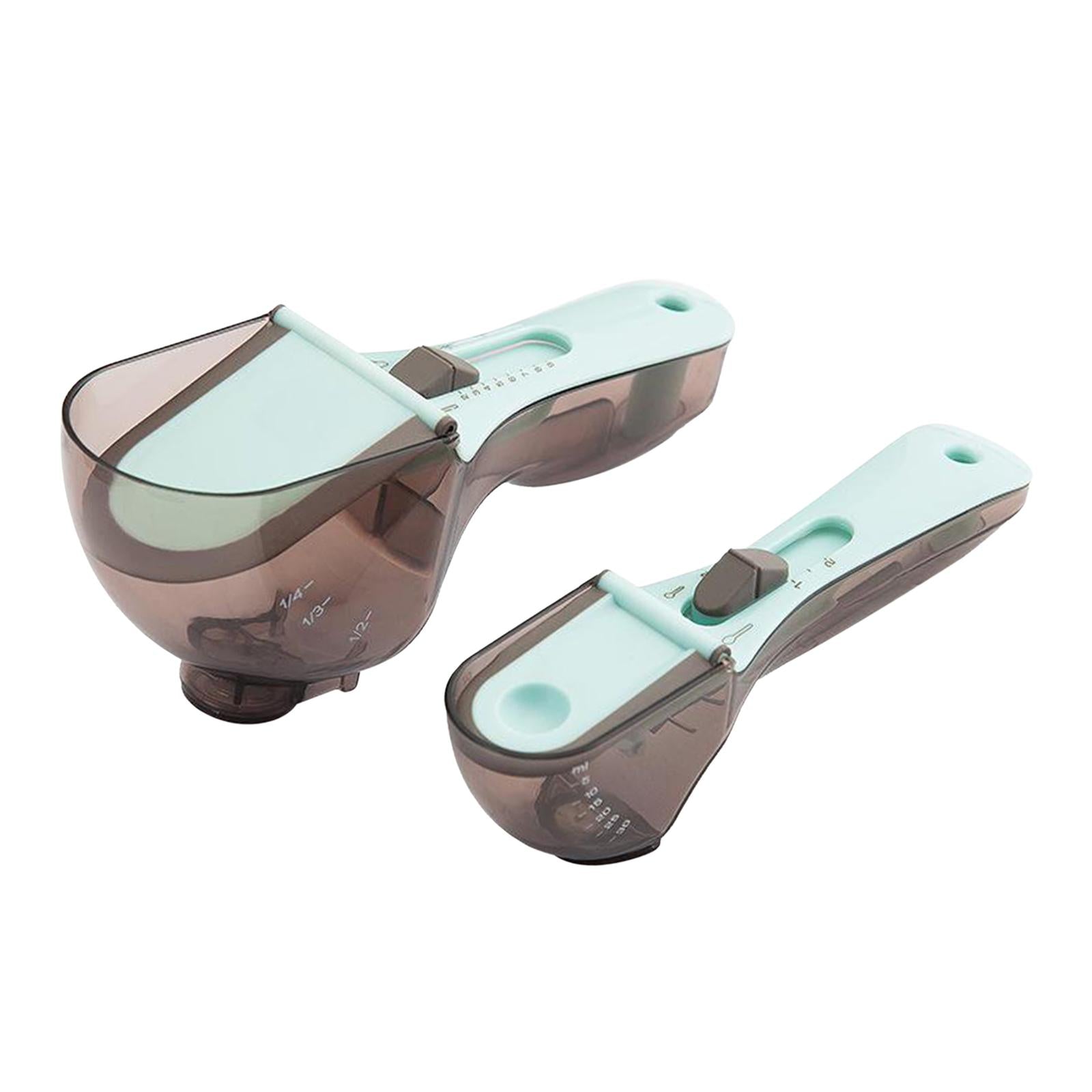 2pcs Adjustable Measuring Spoons for Kitchen Accessories Tool
