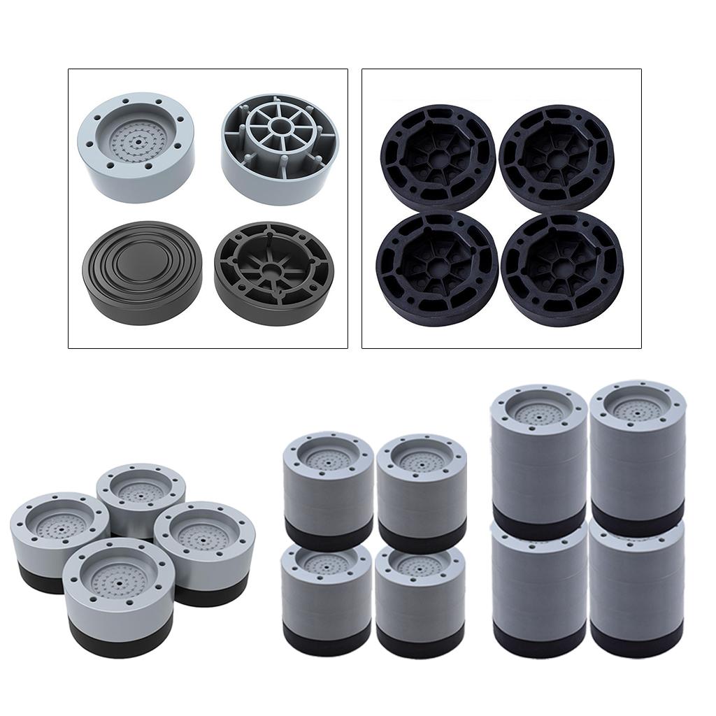 4x Anti Vibration Washer Feet Pad Washing Machine Anti-Skid Roller Kit 3.5cm