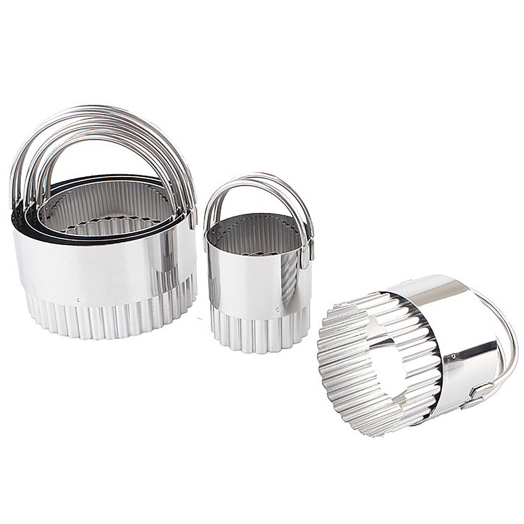 Circle Baking Cake Mold Kitchen DIY Pastry Fondant Cake Cutter Ring Style A