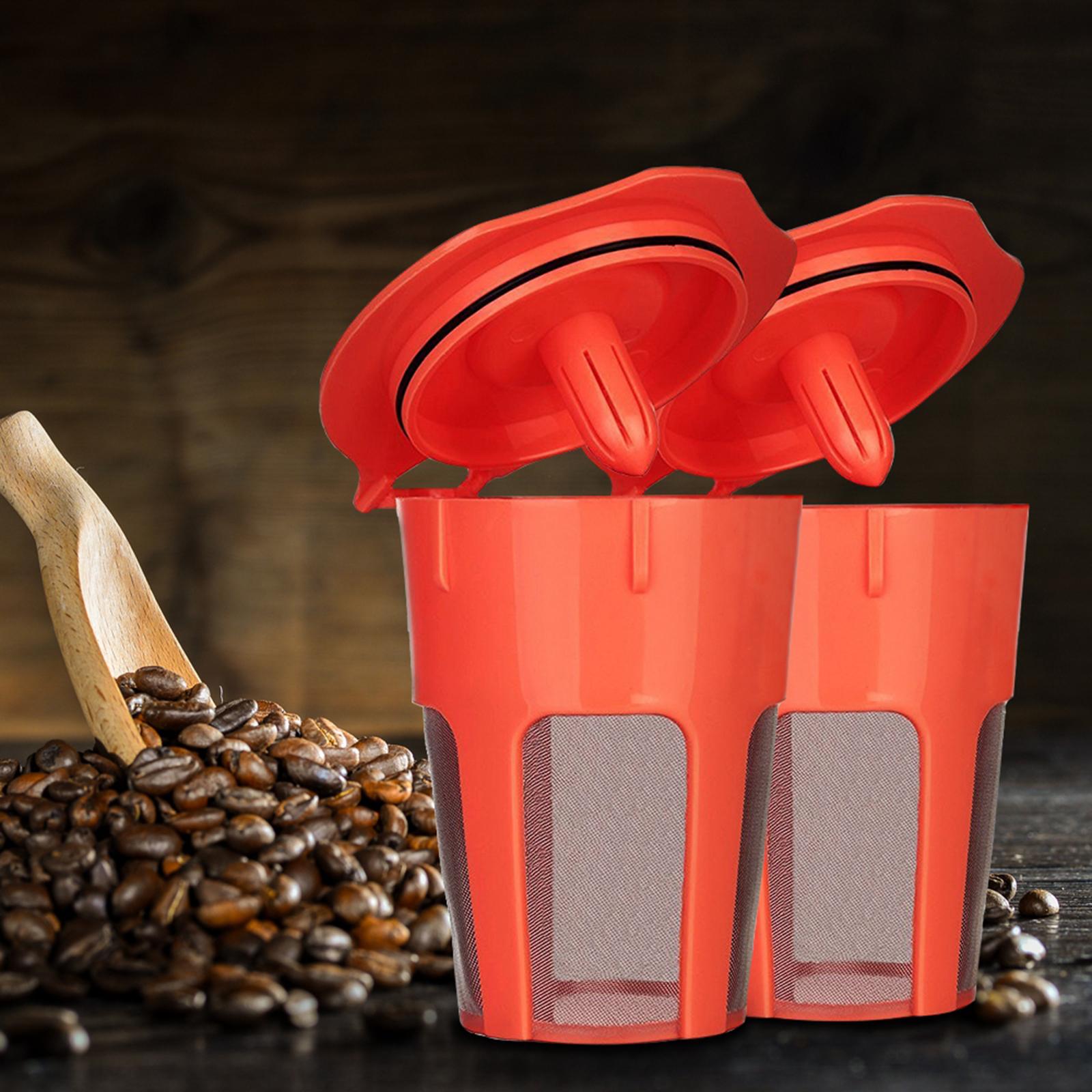 2xReusable K-Cups Refillable Coffee Filter Pod for Keurig 2.0 Coffee Brewers