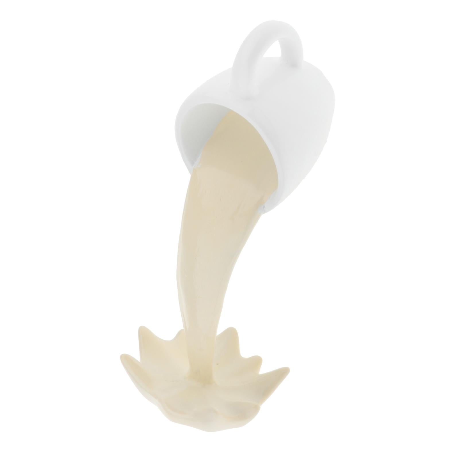 Floating coffee cup art sculpture home kitchen decoration statue Cream