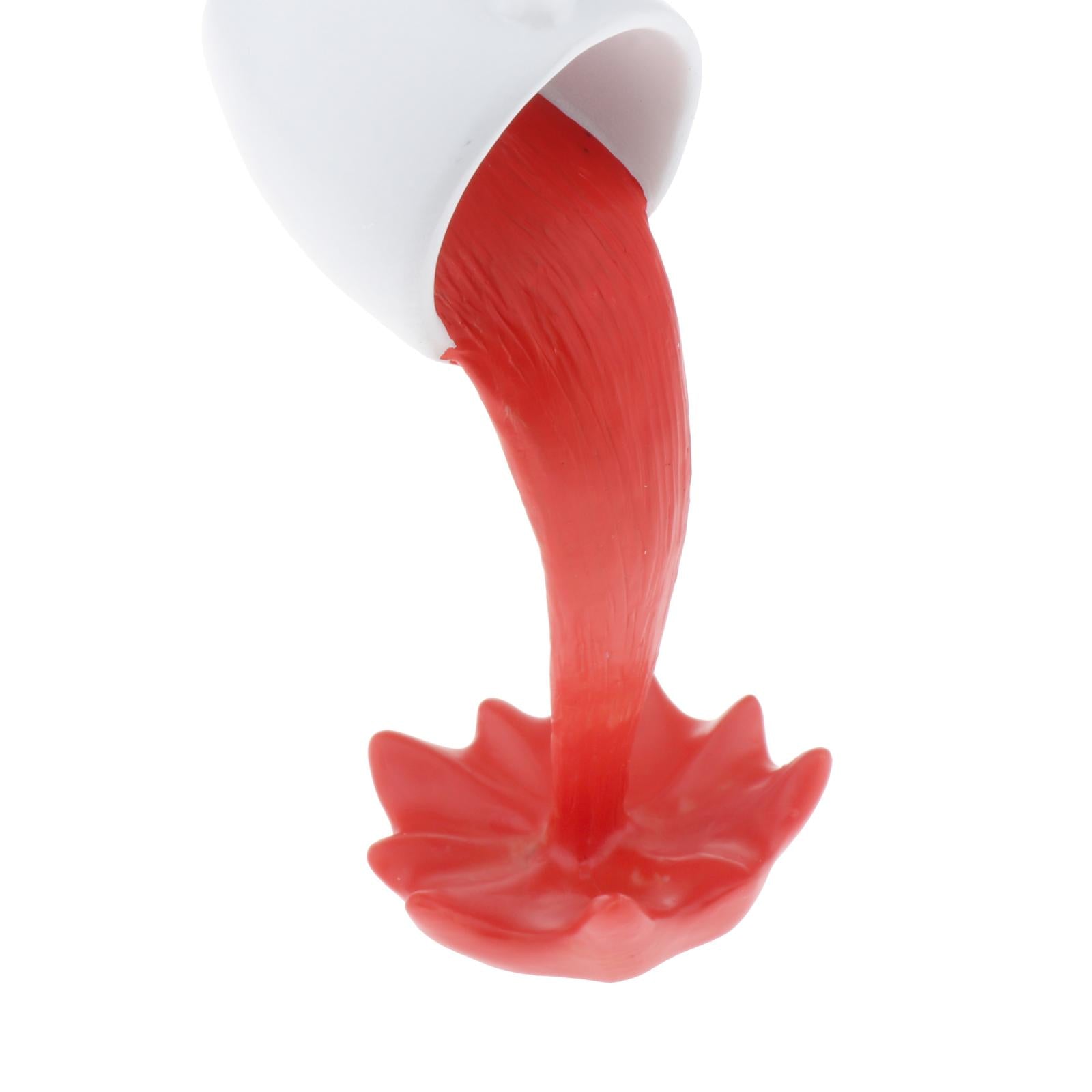 Floating coffee cup art sculpture home kitchen decoration statue Red