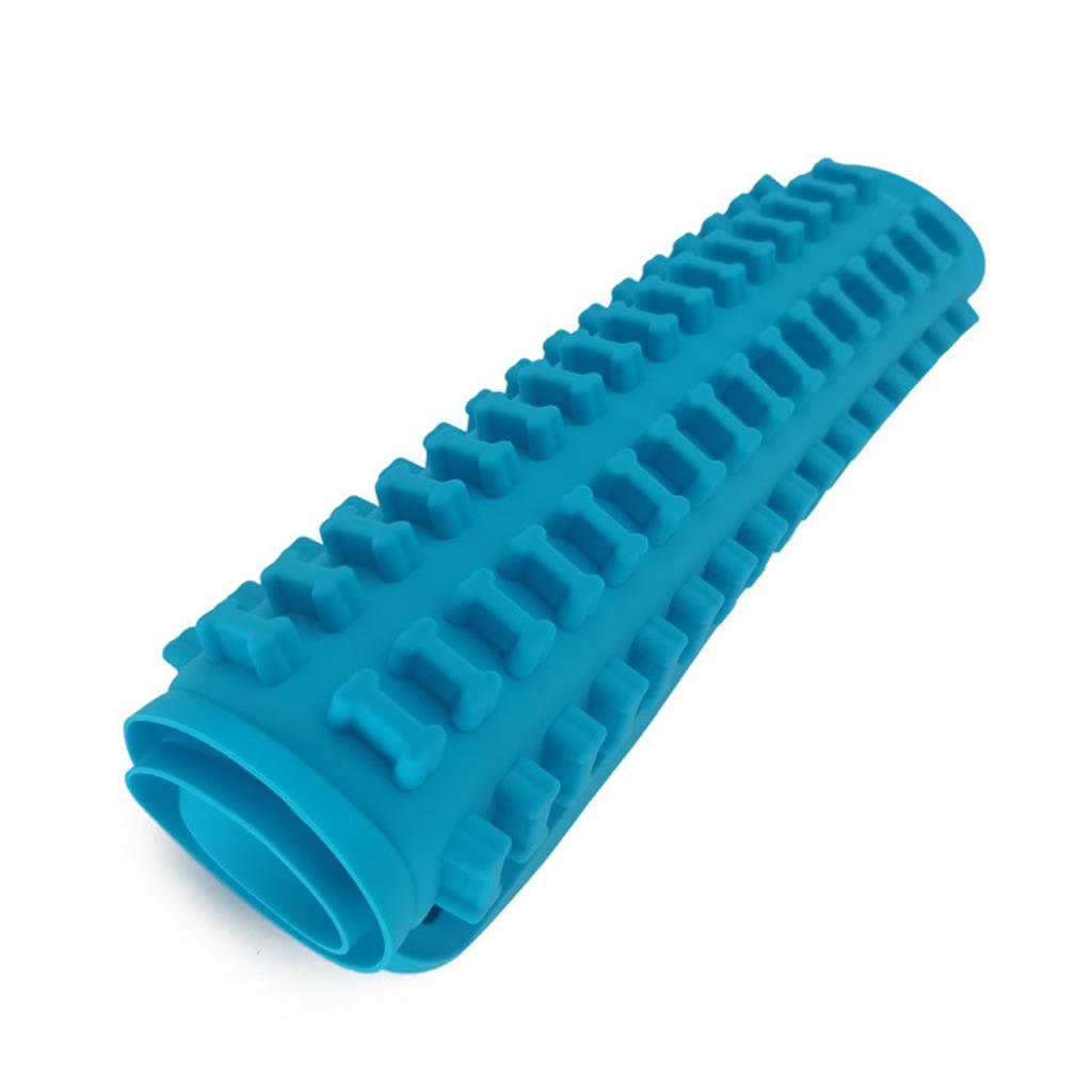 1pc Silicone Baking Mat Bone Fish for Dog Dog Treats Candy Chocolate Mould blue