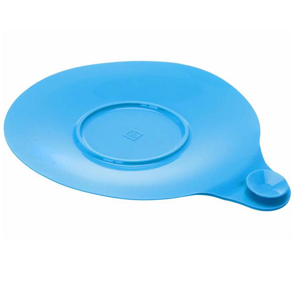 TPR Bathtub Drain Stopper Water Stopper Sink Drain Stopper for Kitchen Floor blue