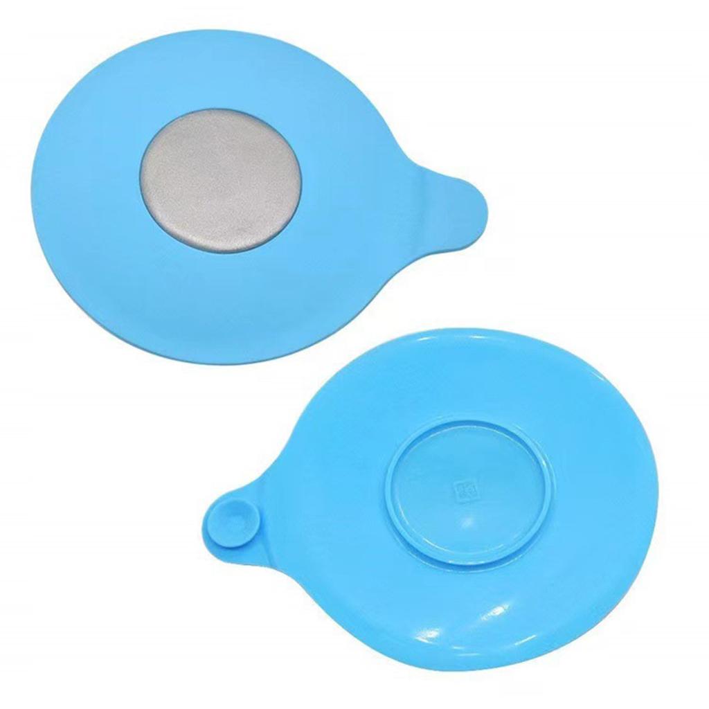 TPR Bathtub Drain Stopper Water Stopper Sink Drain Stopper for Kitchen Floor blue