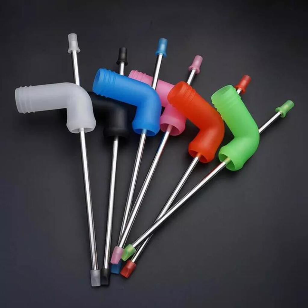 Beer Snorkel Dispenser Drink Bong Funnel Party Straw Tool Green