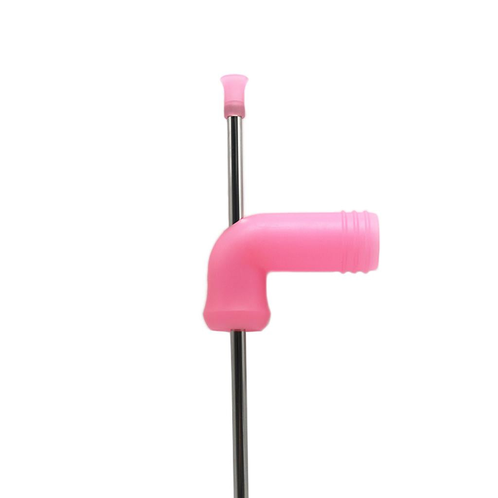 Beer Snorkel Dispenser Drink Bong Funnel Party Straw Tool Light Pink