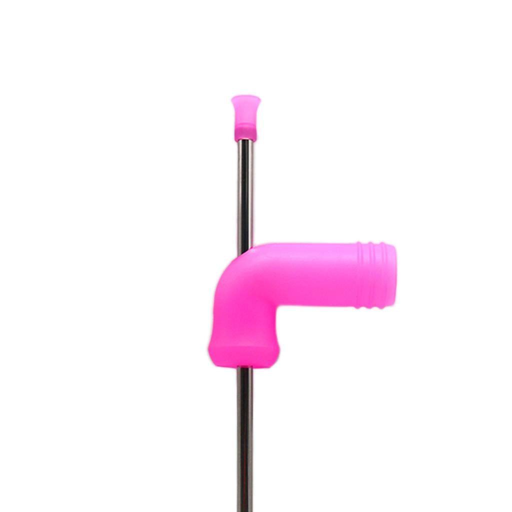 Beer Snorkel Dispenser Drink Bong Funnel Party Straw Tool Pink