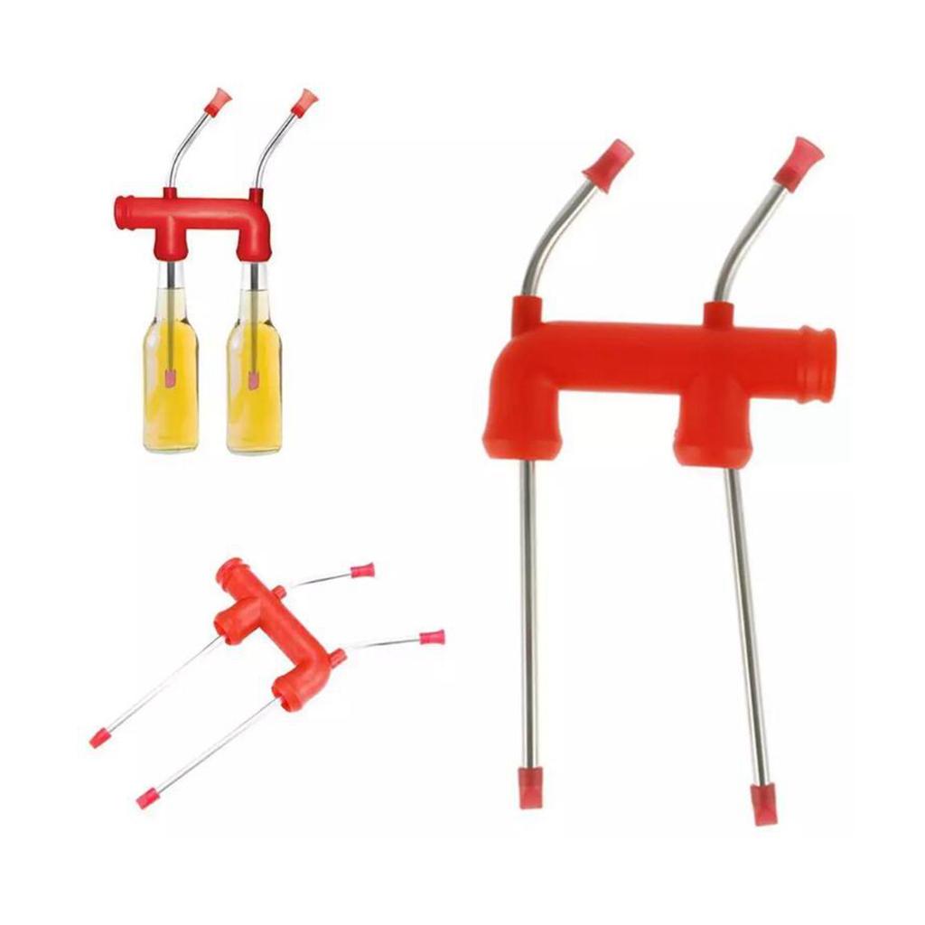 Beer Dispenser Drinking Games Entertainment Pub Oktoberfest KTV BBQ Supplies red