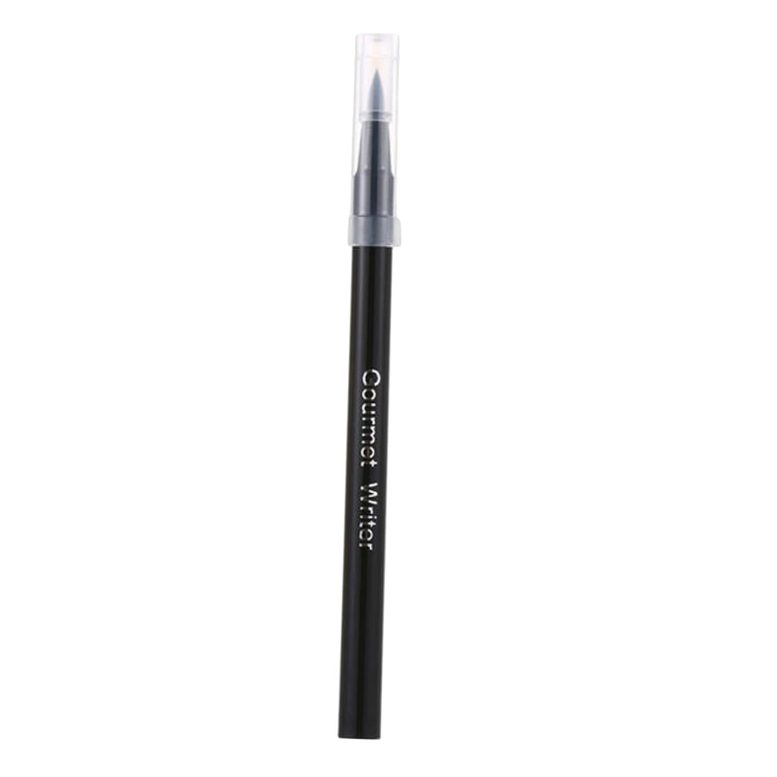 Cake Decorating Writing Food Colouring Pens Edible Marker Pen Brushes Black