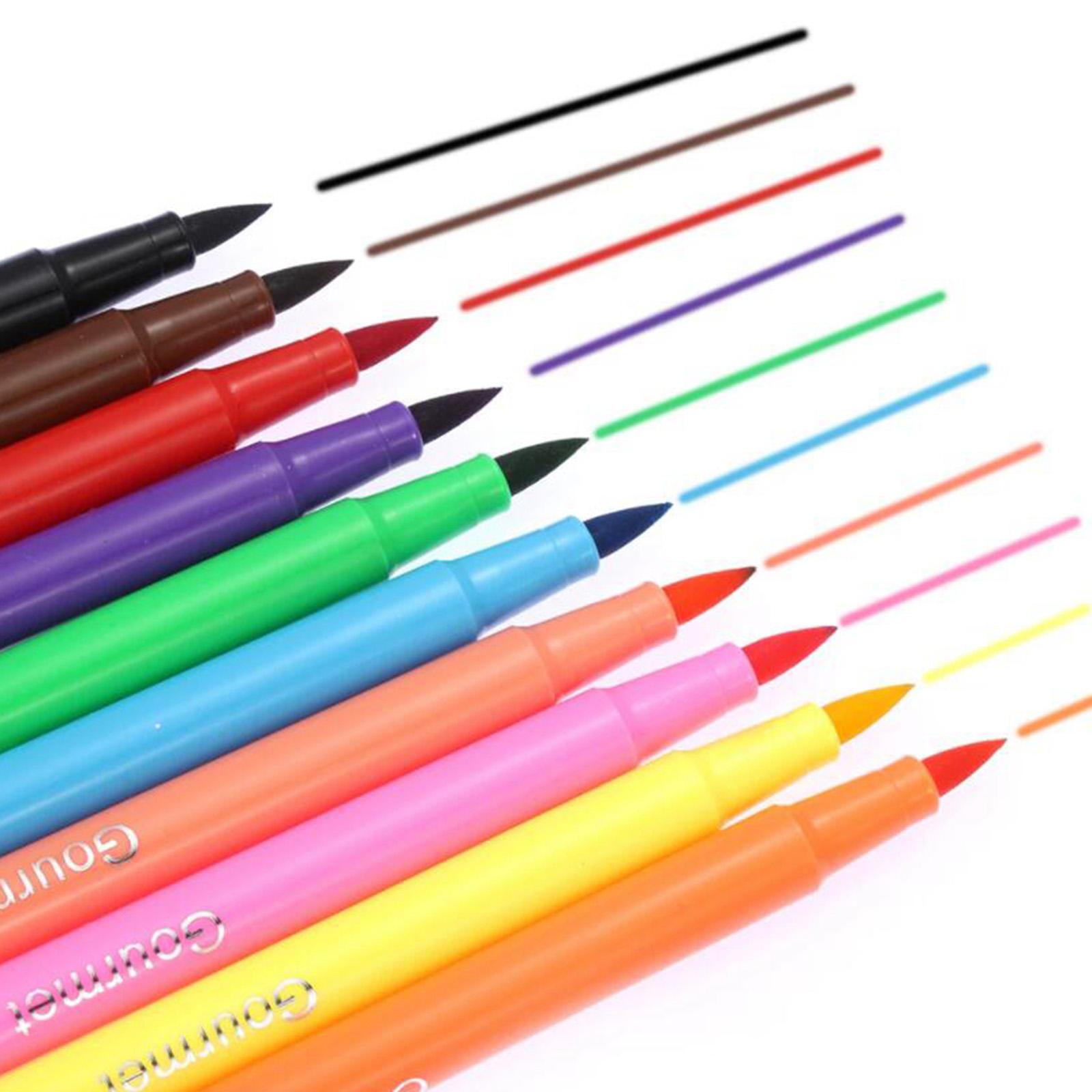 Cake Decorating Writing Food Colouring Pens Edible Marker Pen Brushes Brown