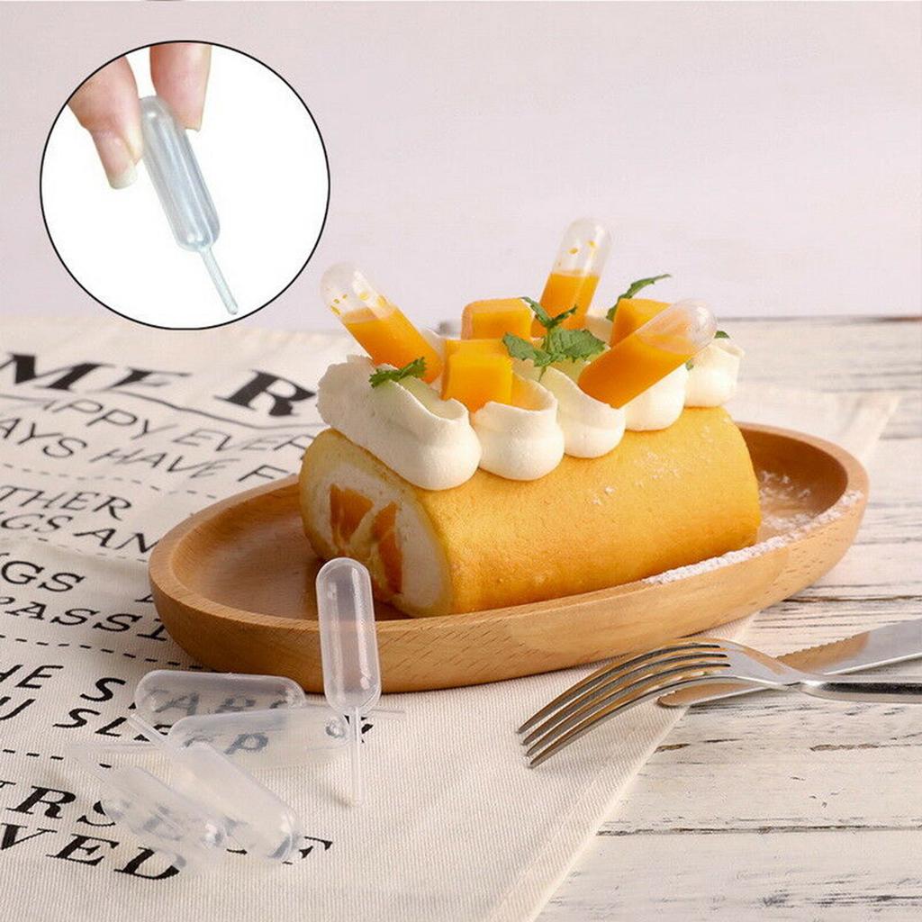 10pcs/set Plastic Cupcake Pipettes for Strawberries Party Holiday Decor Strip