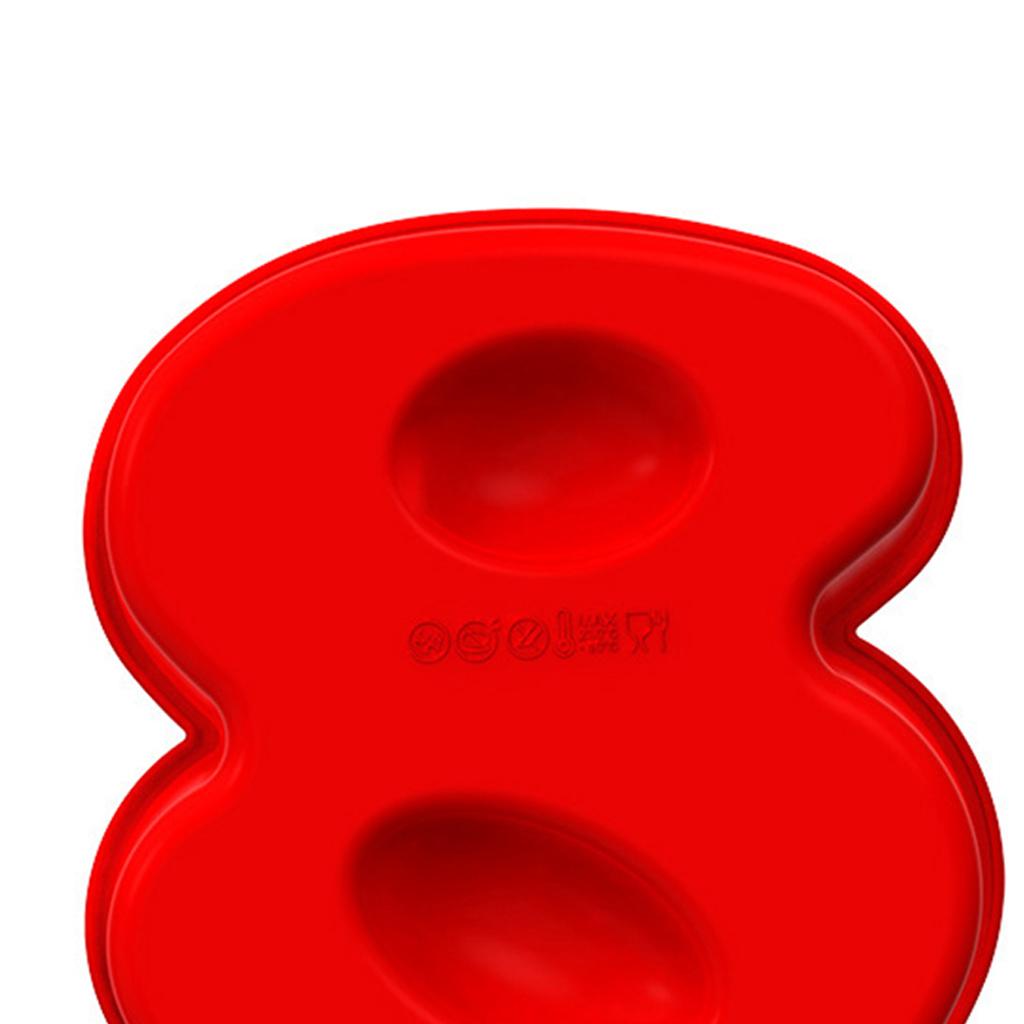 Large Silicone 1-9 Number Cake Tin Mould Birthday Party Baking Mold Tool