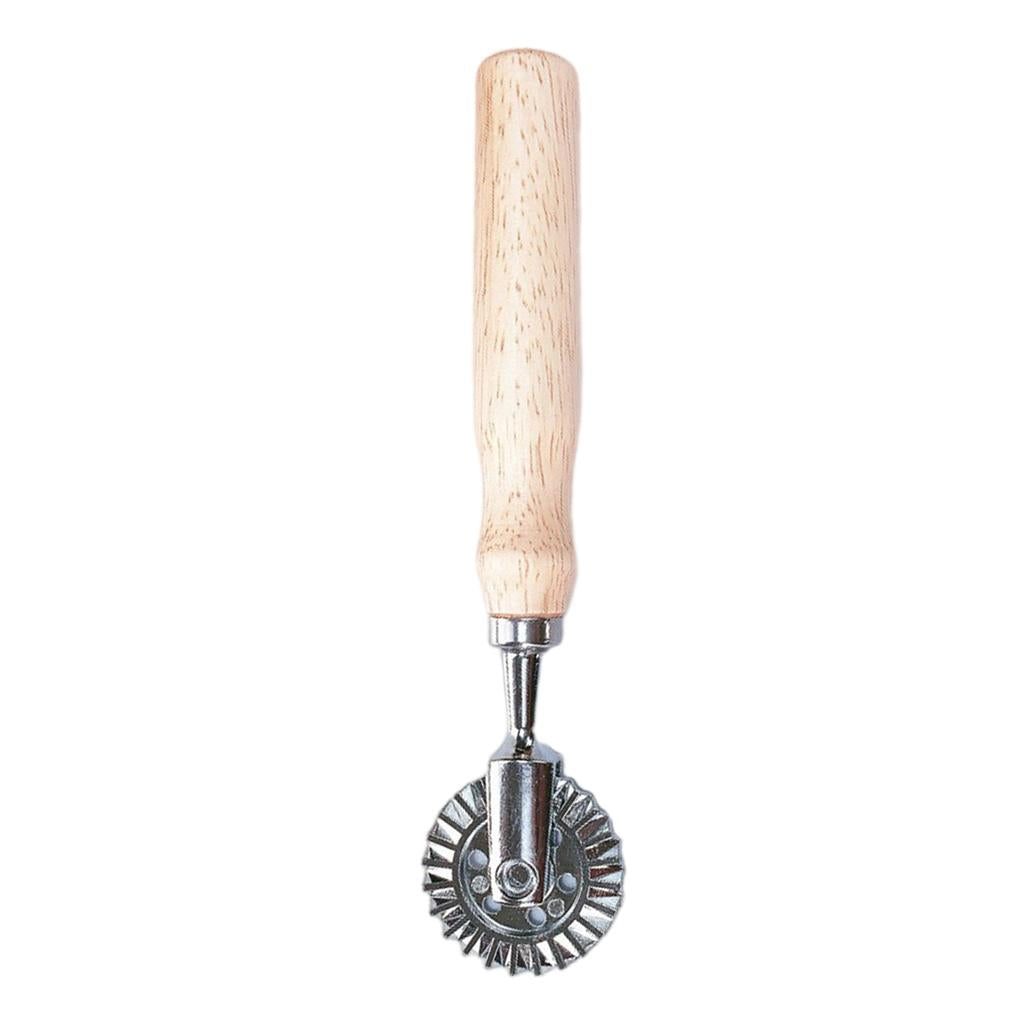 Classical Ravioli Stamp Cutter Mould Wooden Handle for Pasta Dough Cutter Roll square handle