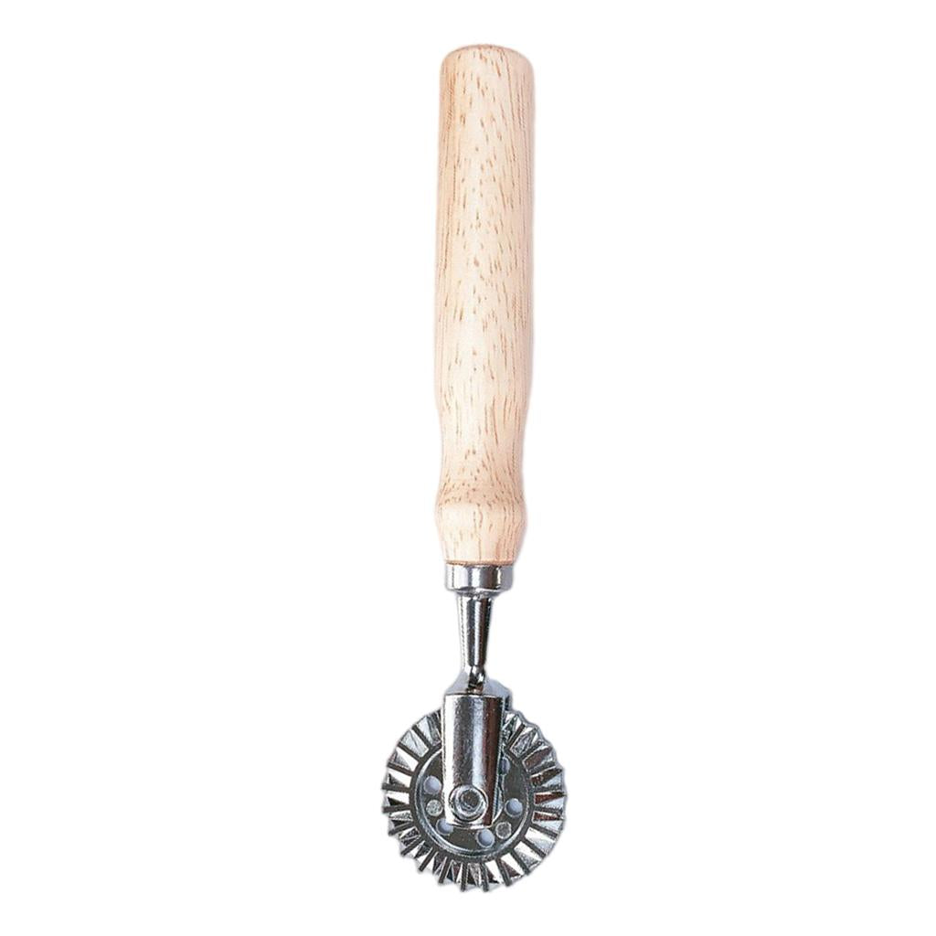 Classical Ravioli Stamp Cutter Mould Wooden Handle for Pasta Dough Cutter Roll square handle