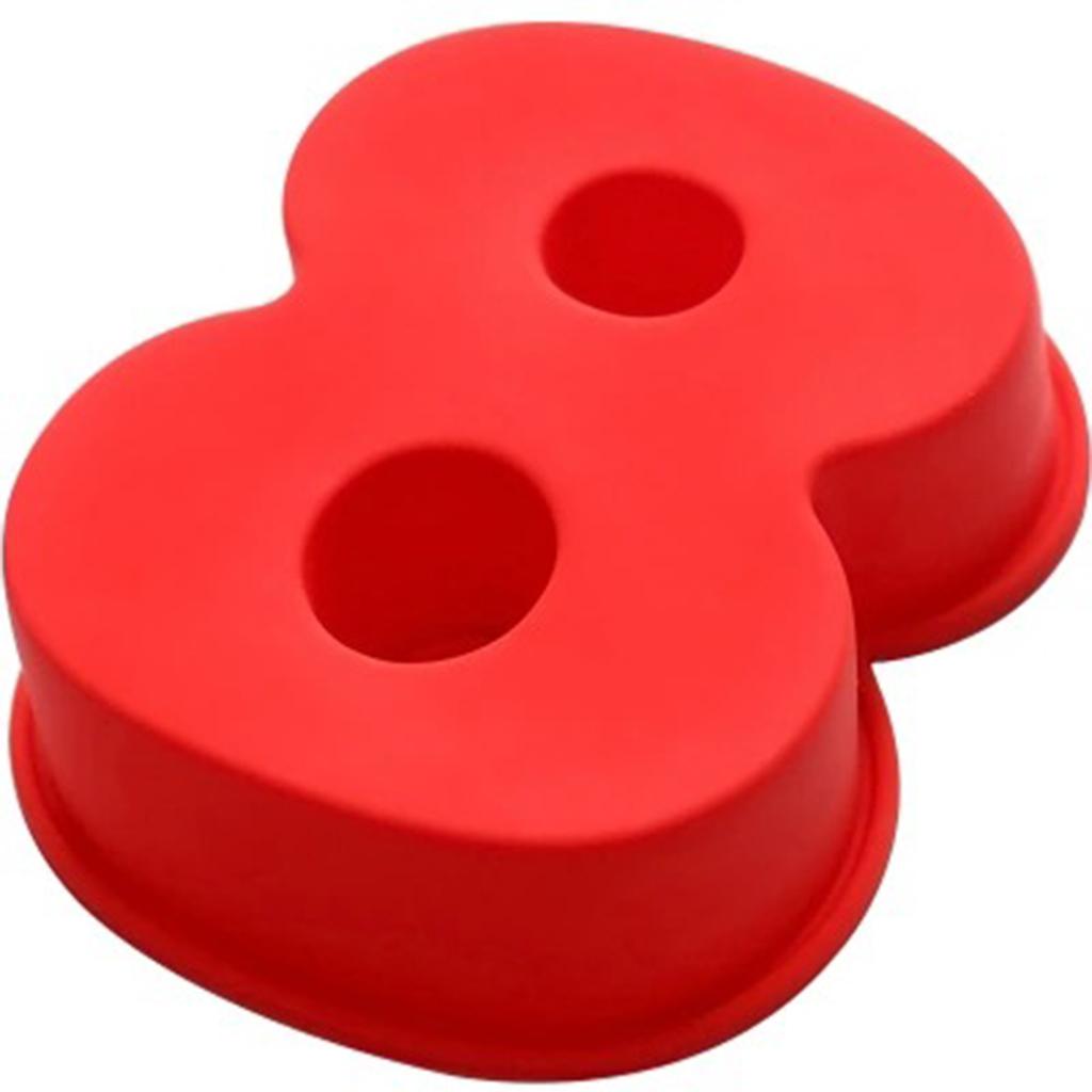 Silicone Arabic Number Molds 0-8 Cake Mold Decorating Birthday