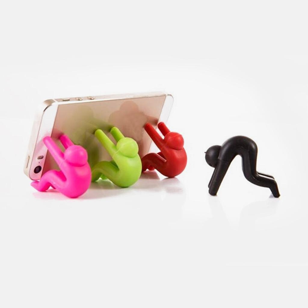 Silicone Spill-proof Lid Stand Lift Steam Release Device Phone Rest Green