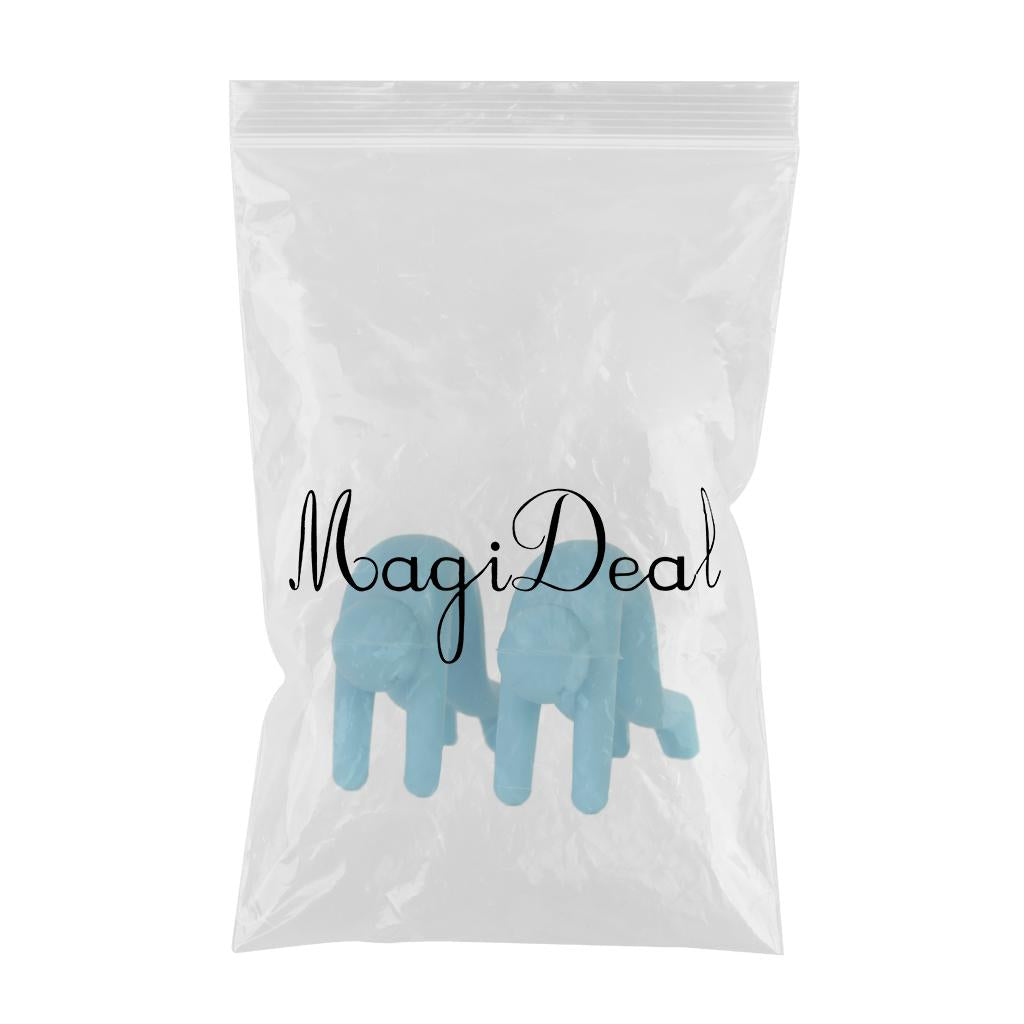 Silicone Spill-proof Lid Stand Lift Steam Release Device Phone Rest Blue