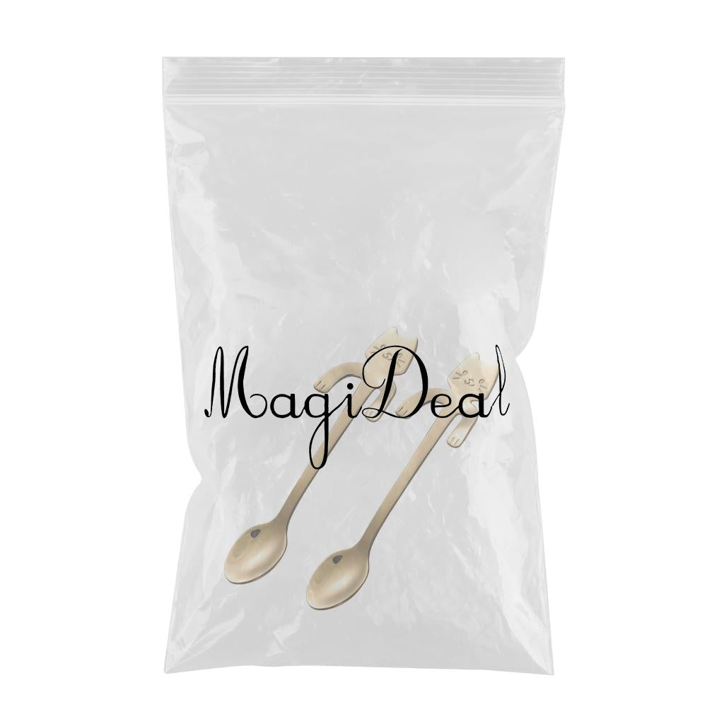 Coffee Spoon Mini Cartoon Espresso Spoons for Dessert Coffee Cappuccino Home gold