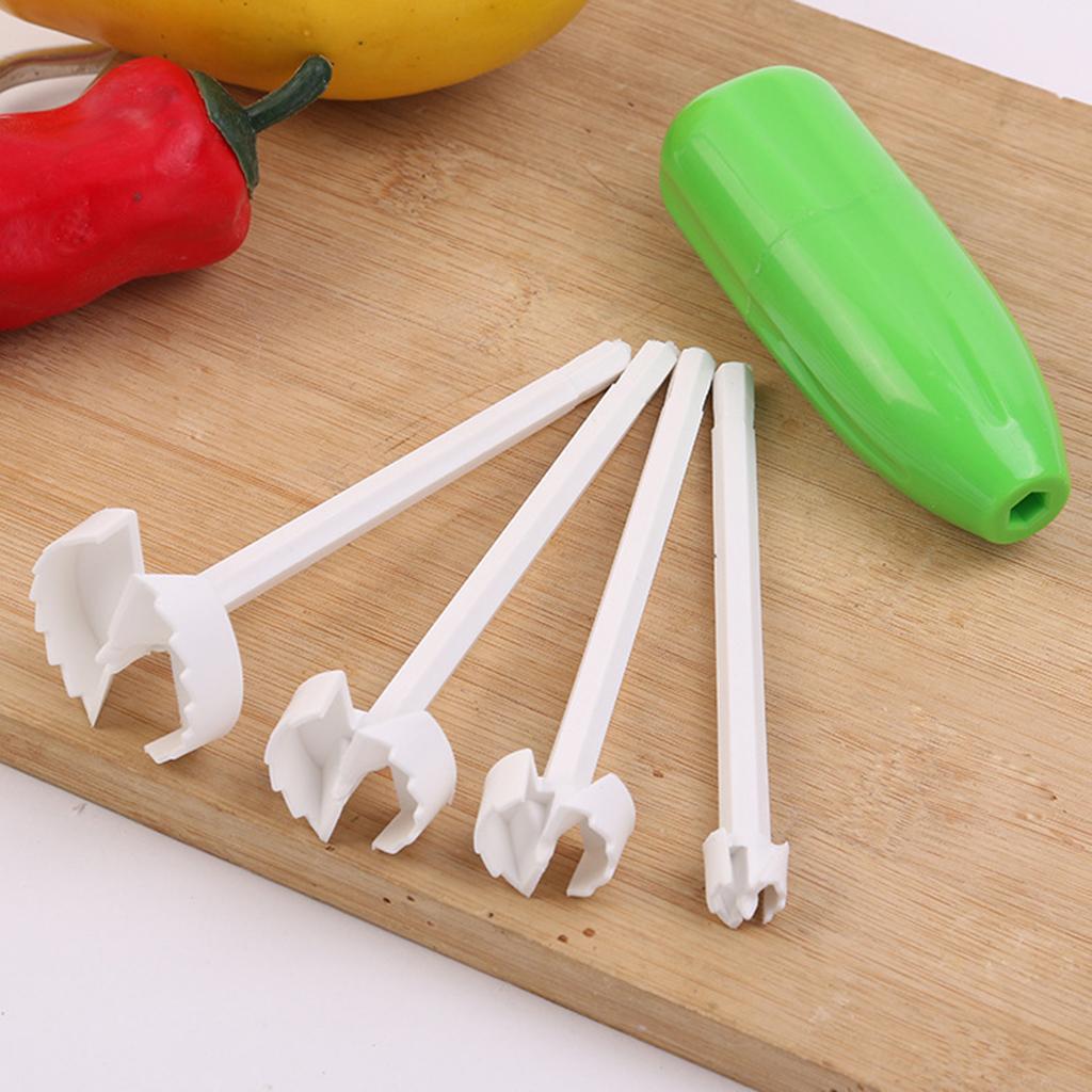 Fruit Vegetable Corer Spiral Drill Digging Device Vege Cutter Kitchen Tools