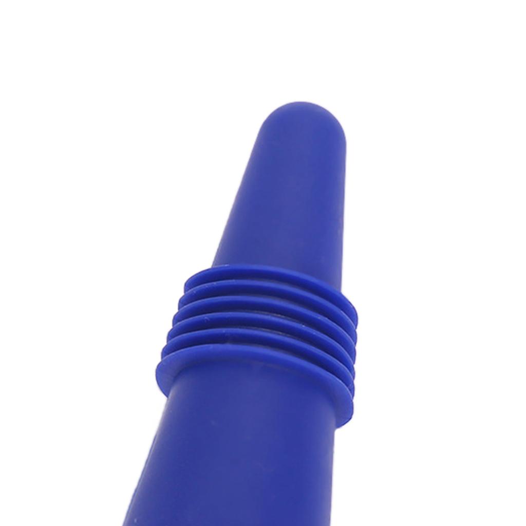 Portable Wine Bottle Stopper Beverage Bottle Stoppers with Grip Top Blue