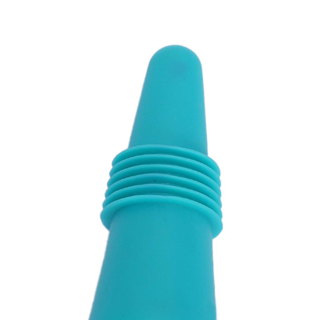 Portable Wine Bottle Stopper Beverage Bottle Stoppers with Grip Top Green