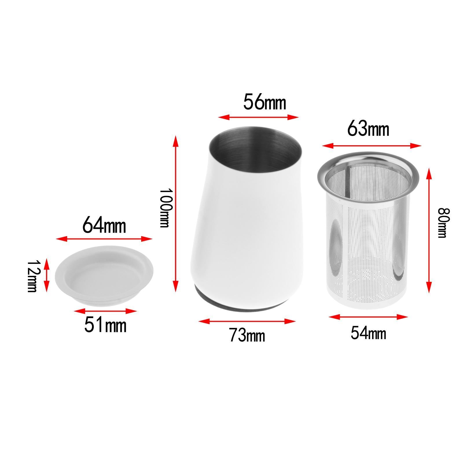 Coffee Sieve Coffee Powder Filter 304 Stainless Steel Food grade White
