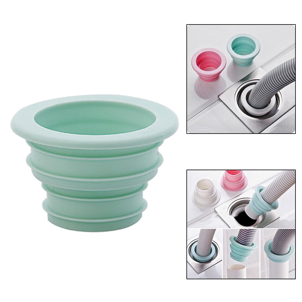 Laundry Bathroom Sewer Seal Ring Sealing Plug Cleaning Tools Stylish Green