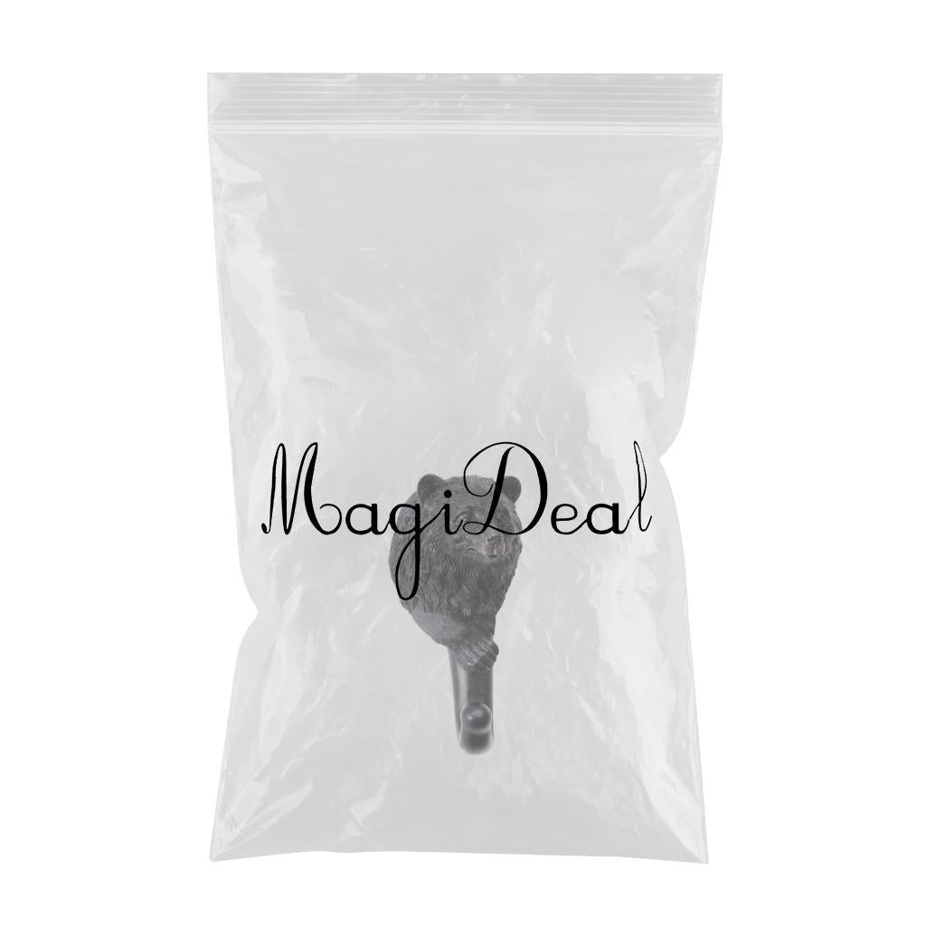 Resin Animal Hooks Antique Looking Various Designs 7x6x14.5cm Bear