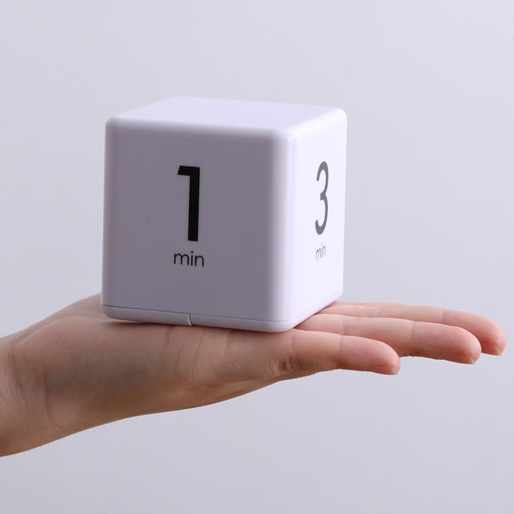 Cube Timer Digital Timer Cooking Timer w/ LED Display 1-3-5-10 min