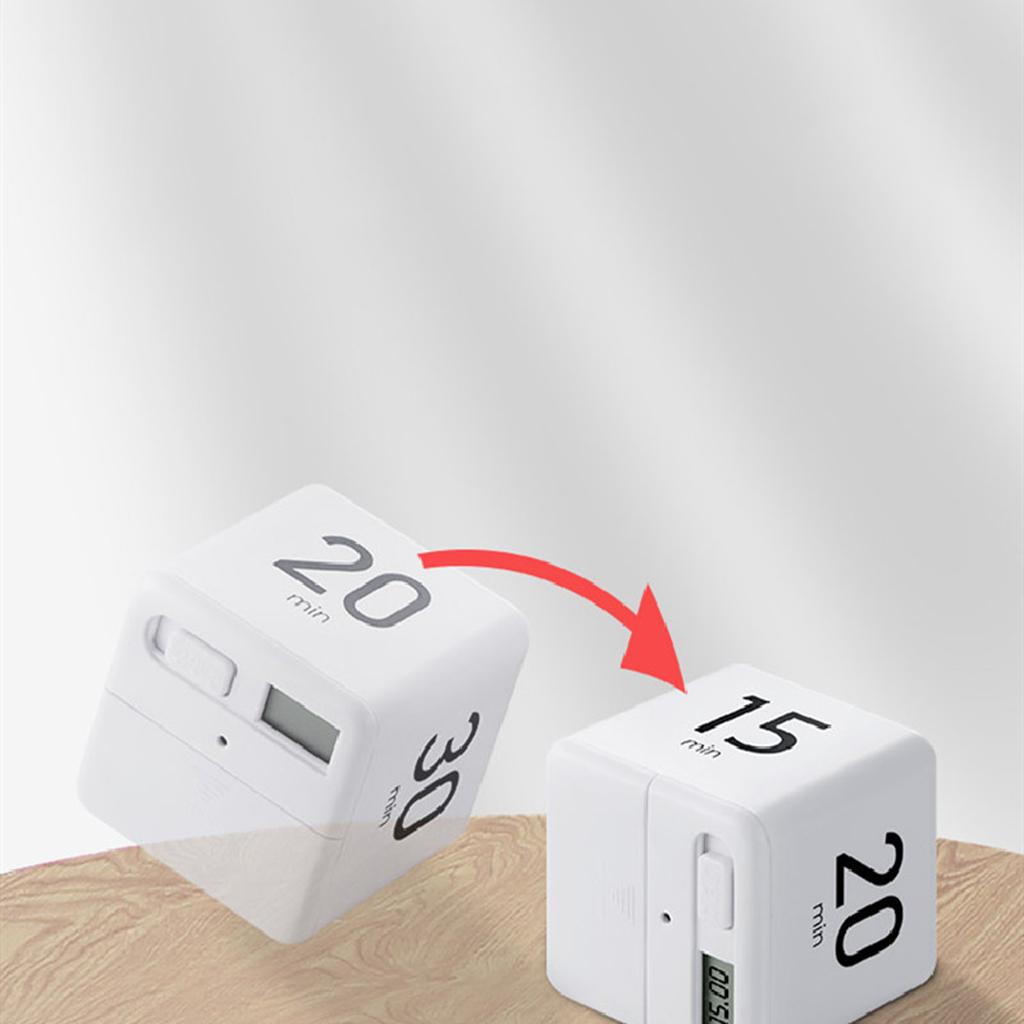Cube Timer Digital Timer Cooking Timer w/ LED Display 1-3-5-10 min