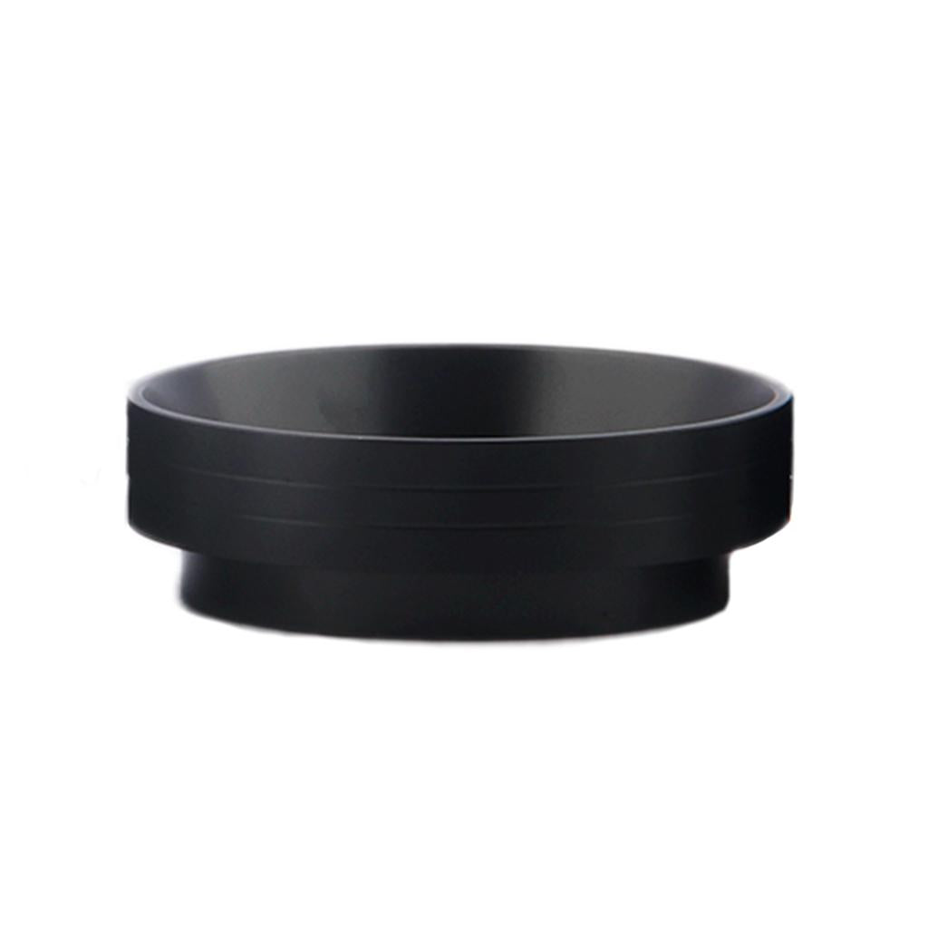 Aluminum Coffee Dose Ring Dosing Funnel Replacement Durable Barista Tool Black 54mm